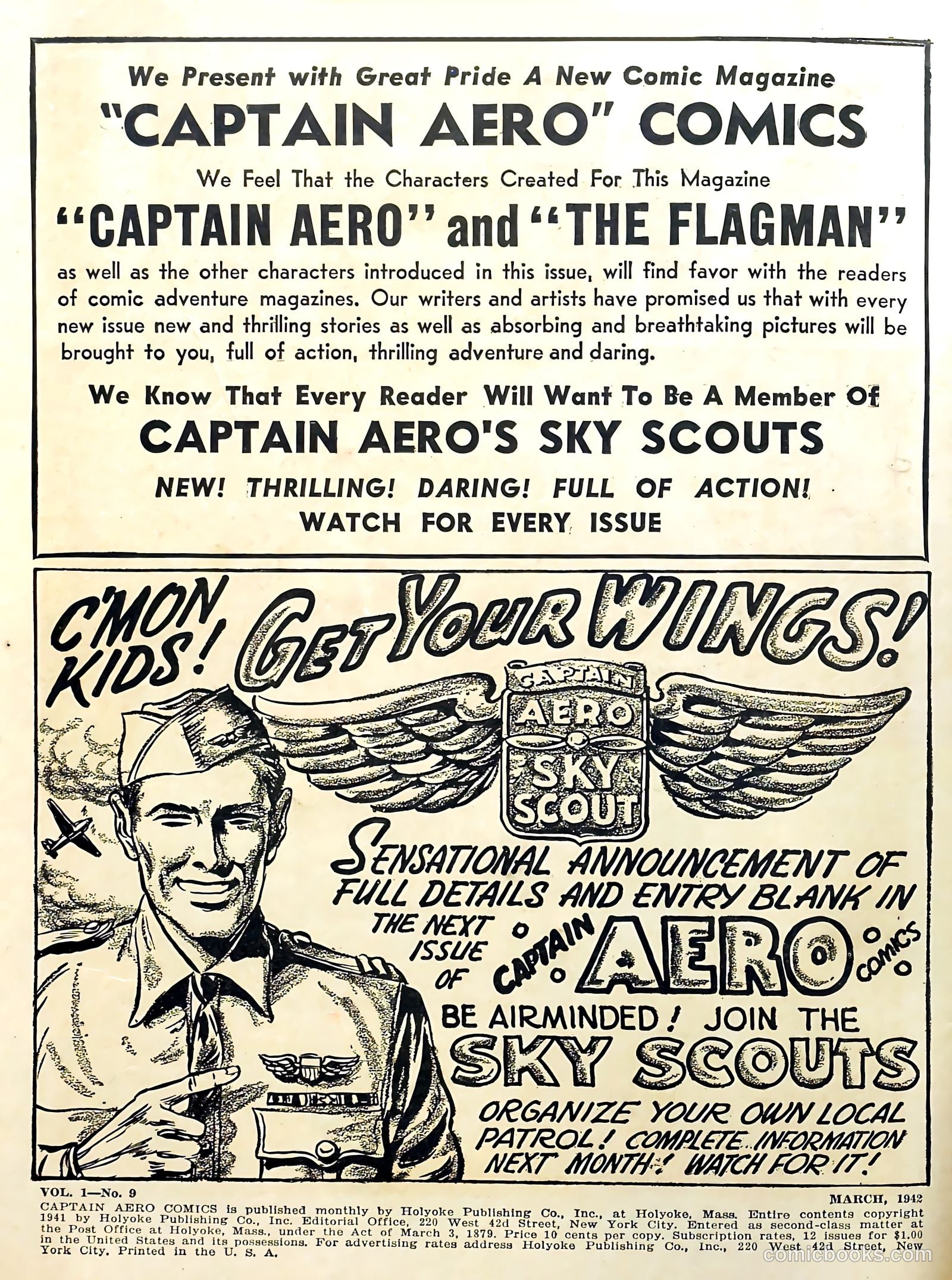 Captain Triumph Comics #3 — page 2 of 68
