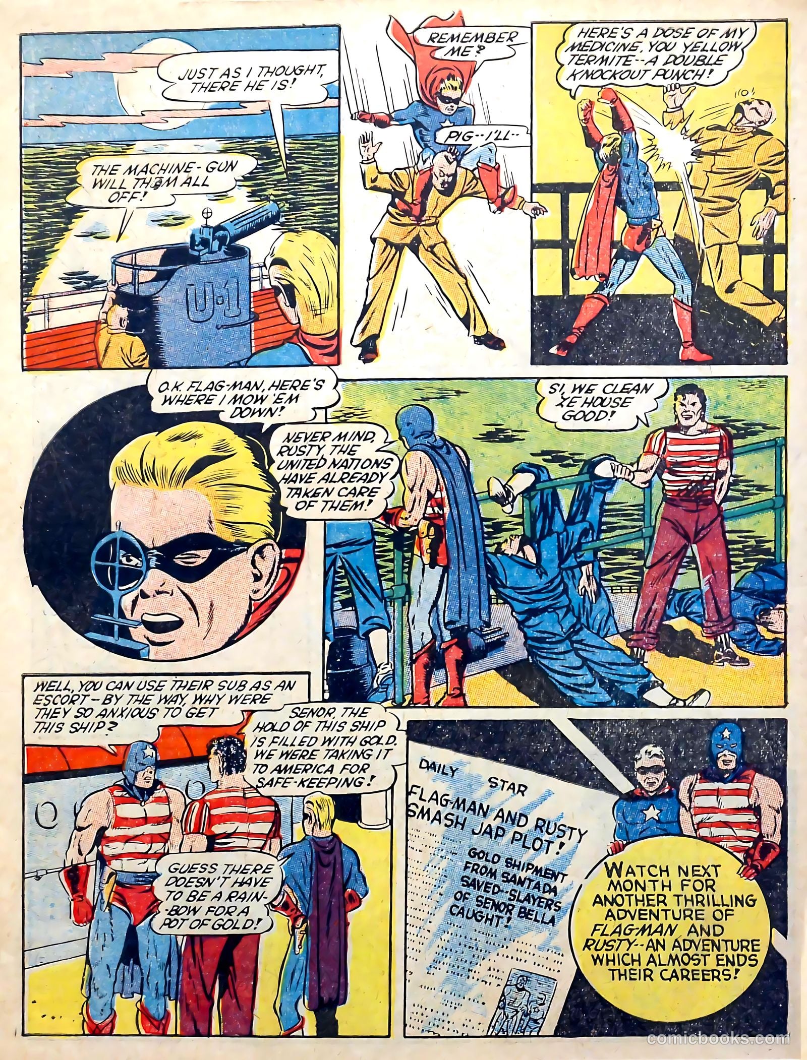 Captain Triumph Comics #7 — page 66 of 68