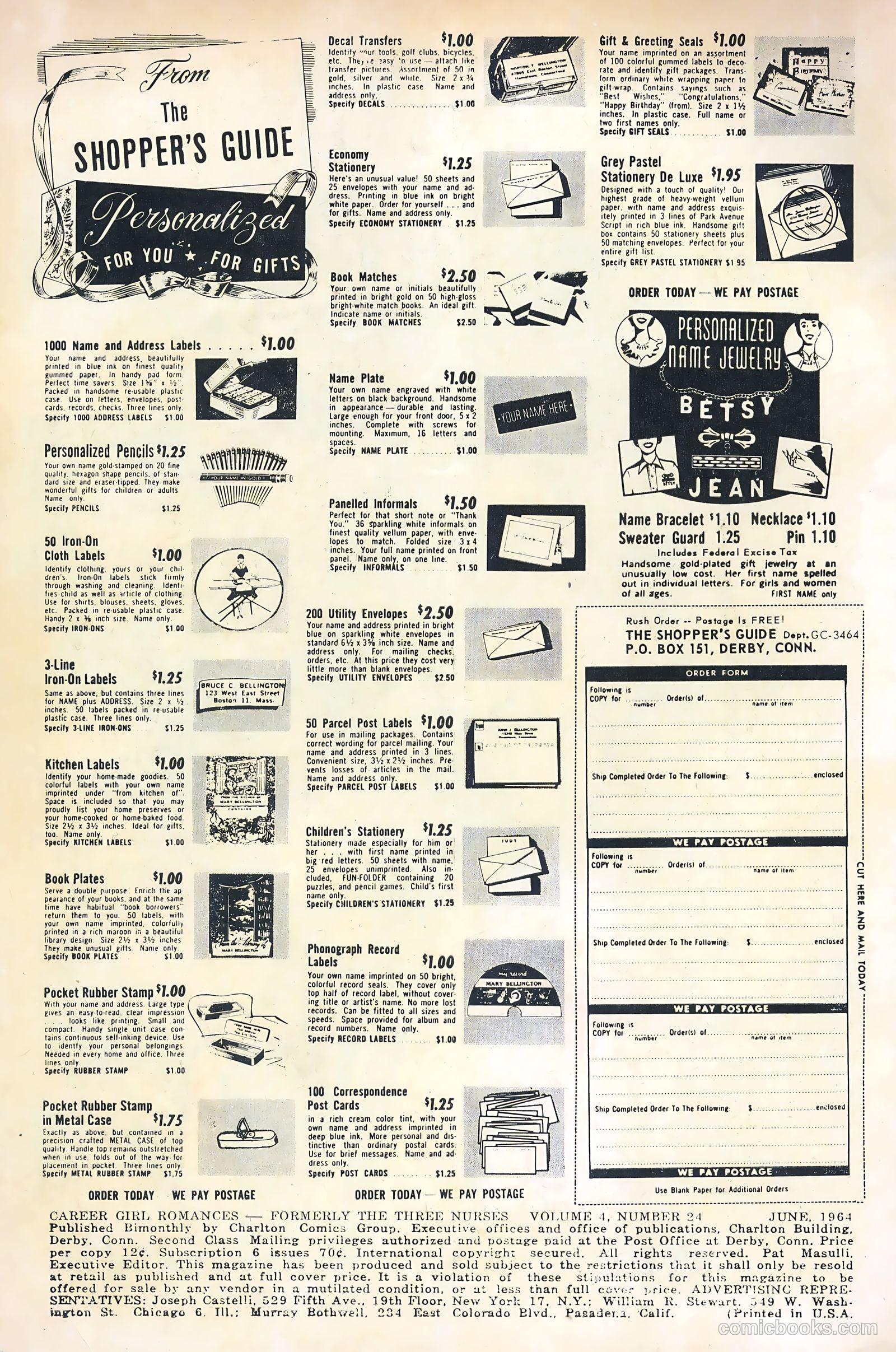 Career Girl Romances #24 — page 2 of 37