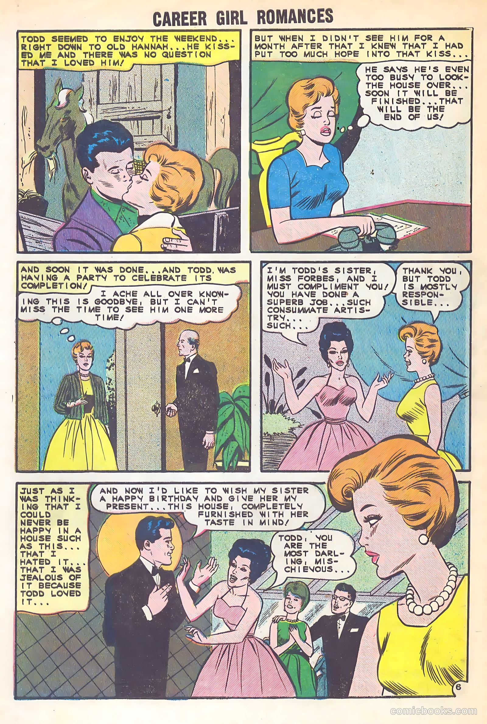 Career Girl Romances #27 — page 32 of 36