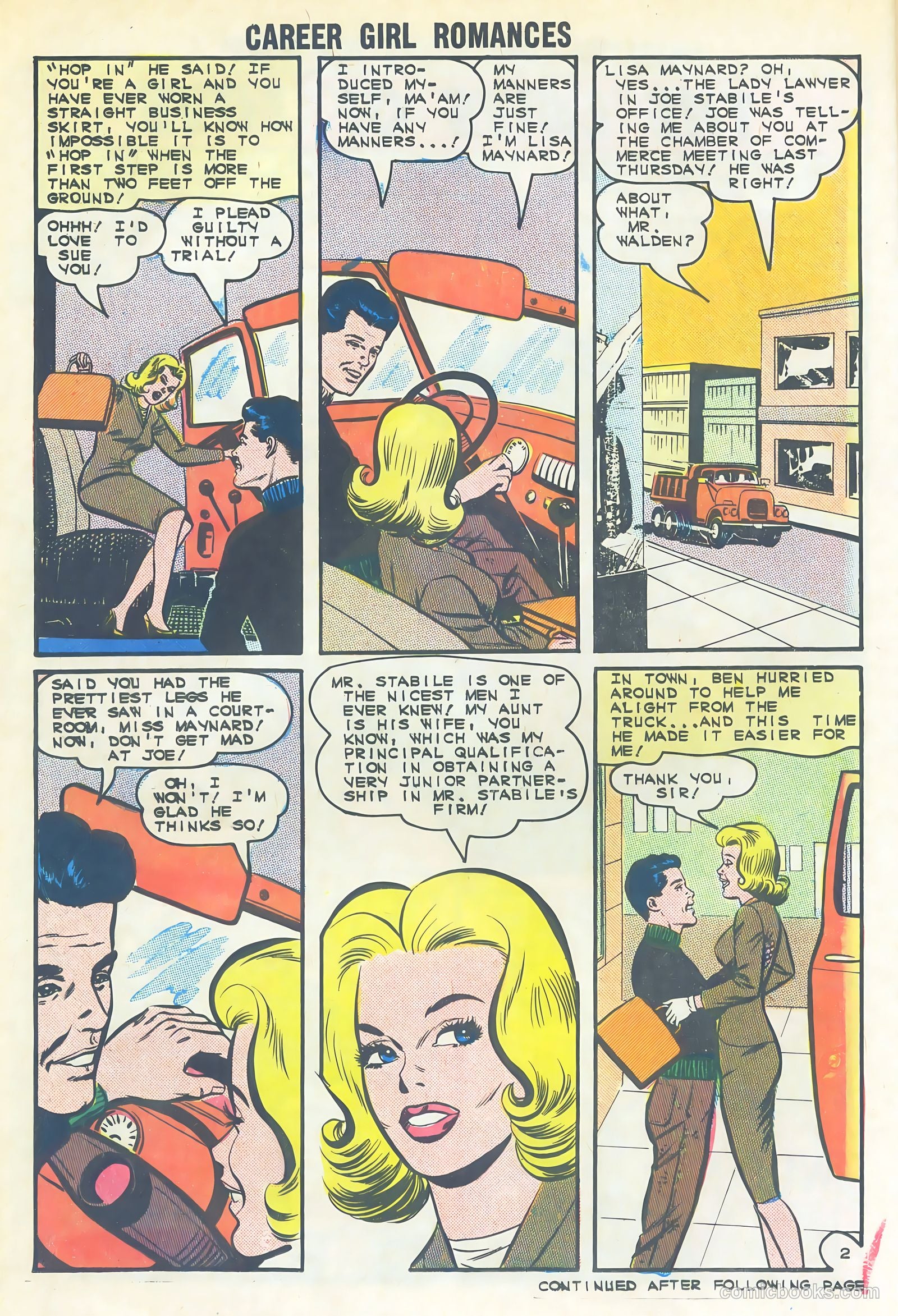 Career Girl Romances #28 — page 14 of 36