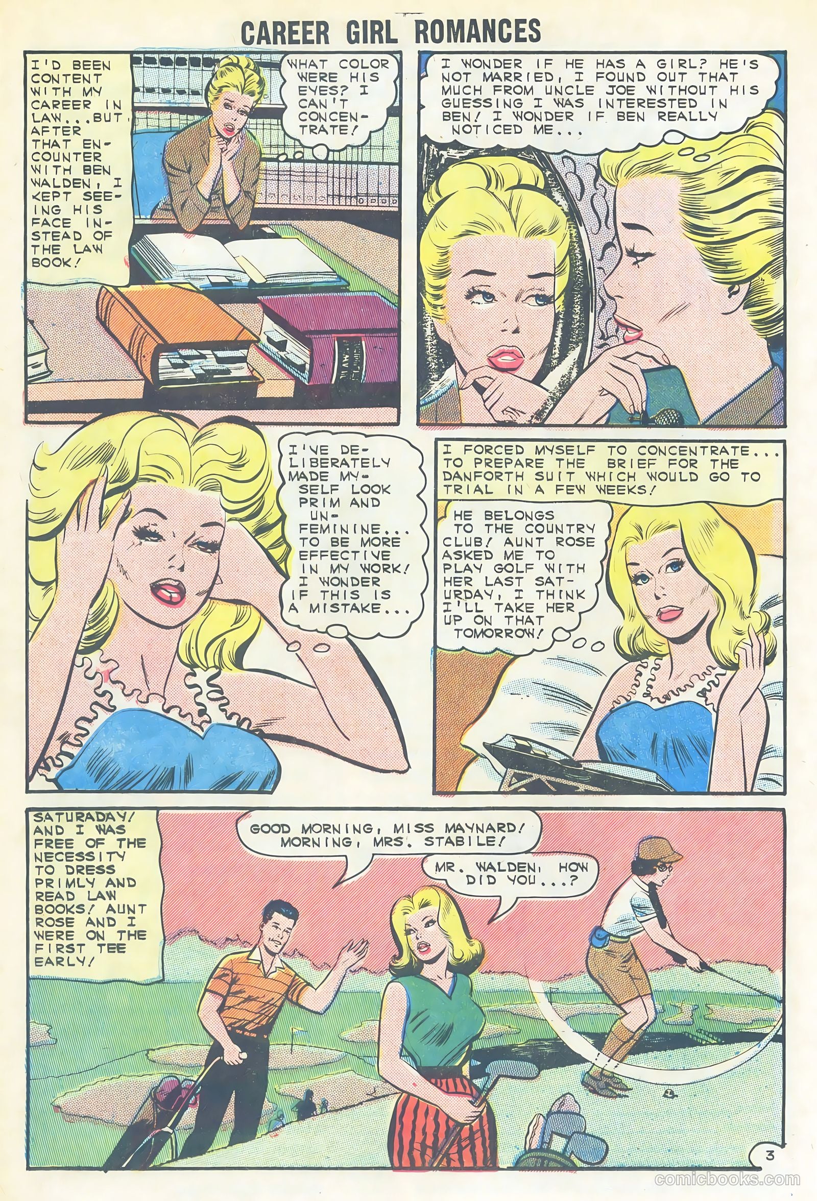 Career Girl Romances #28 — page 16 of 36