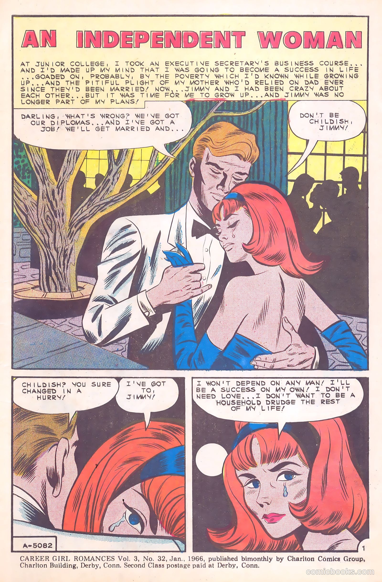 Career Girl Romances #32 — page 3 of 36