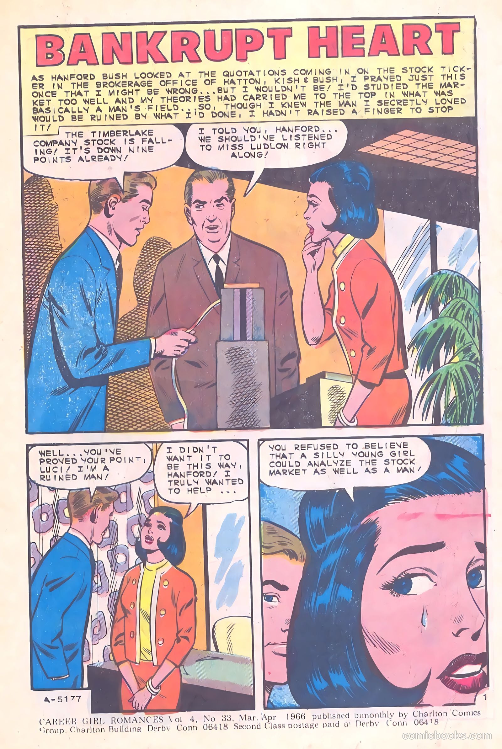 Career Girl Romances #33 — page 3 of 36