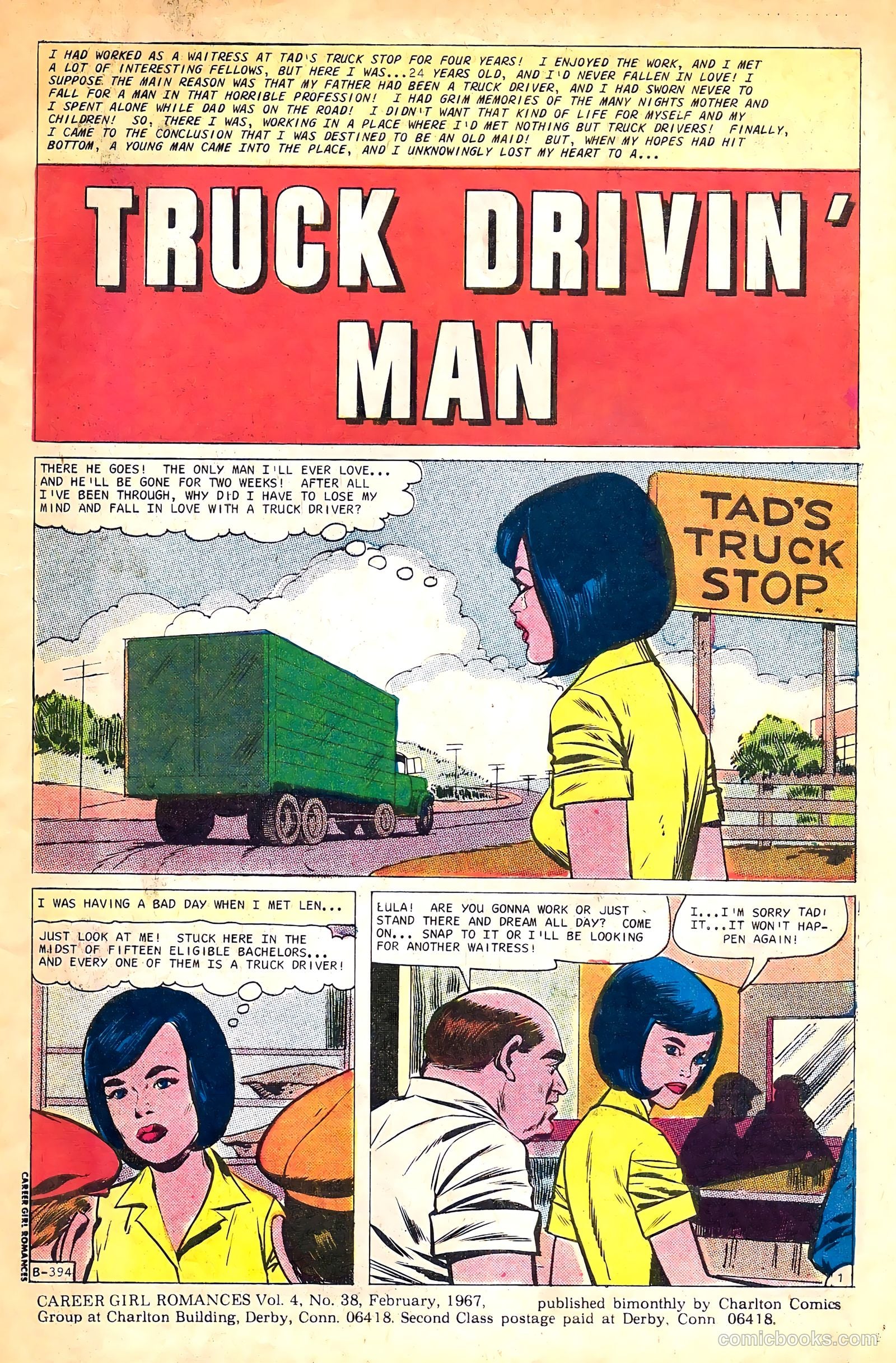 Career Girl Romances #38 — page 3 of 36