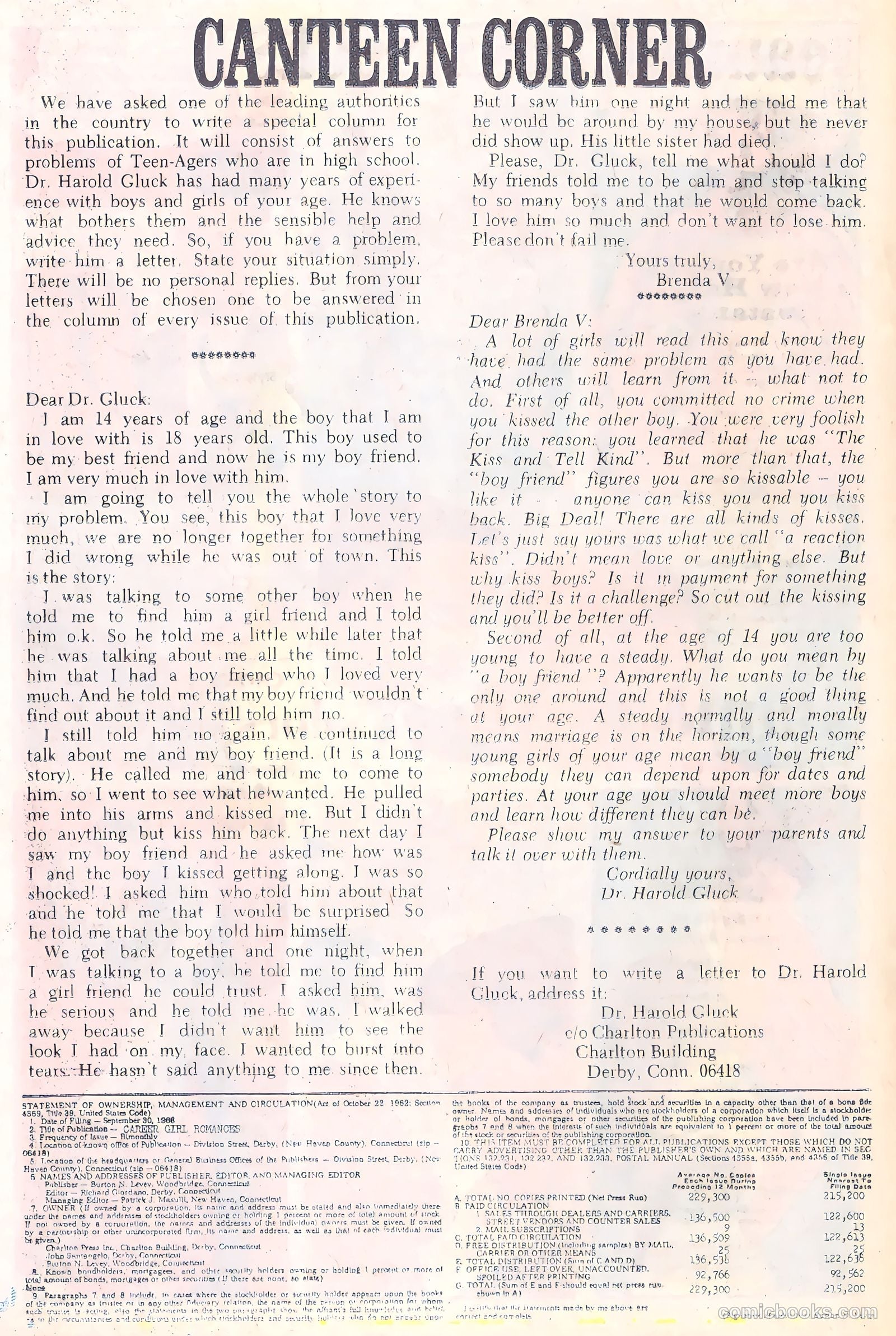 Career Girl Romances #40 — page 22 of 37