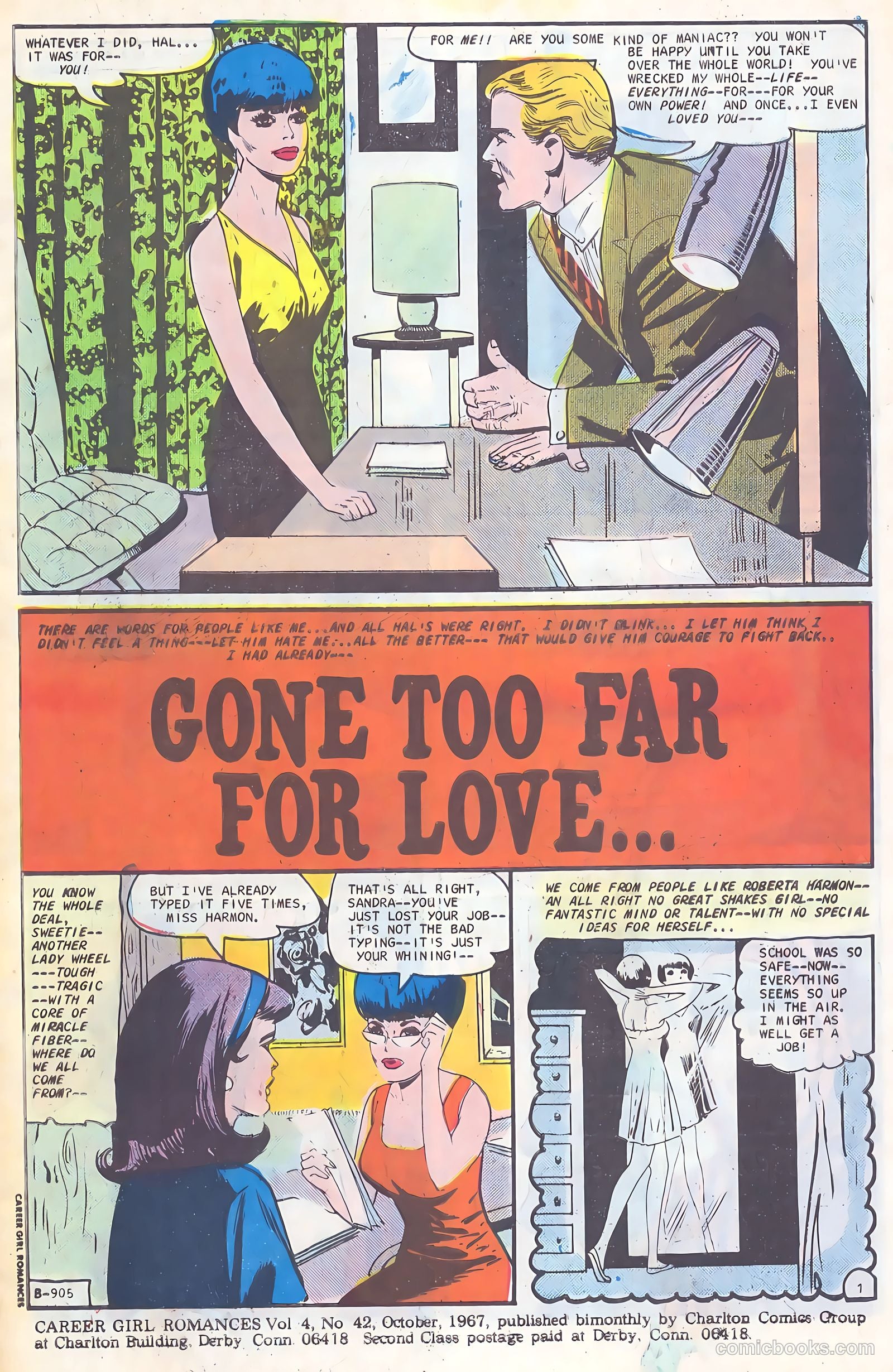 Career Girl Romances #42 — page 3 of 37