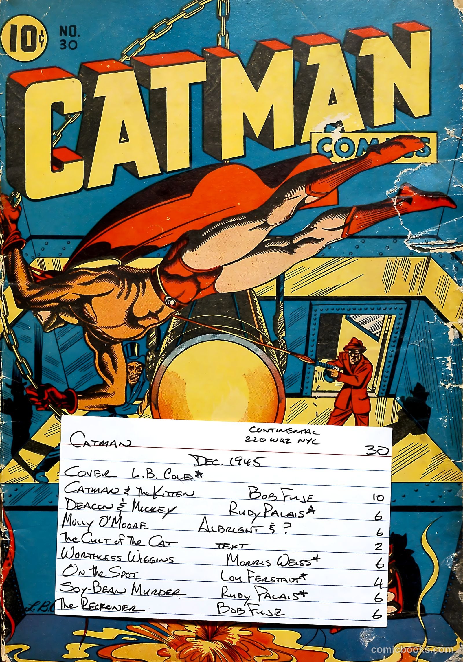 Cat-Man Comics #30 — page 54 of 55