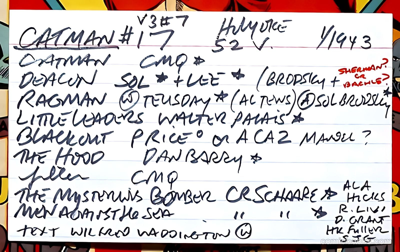 Catman #17 — page 69 of 69