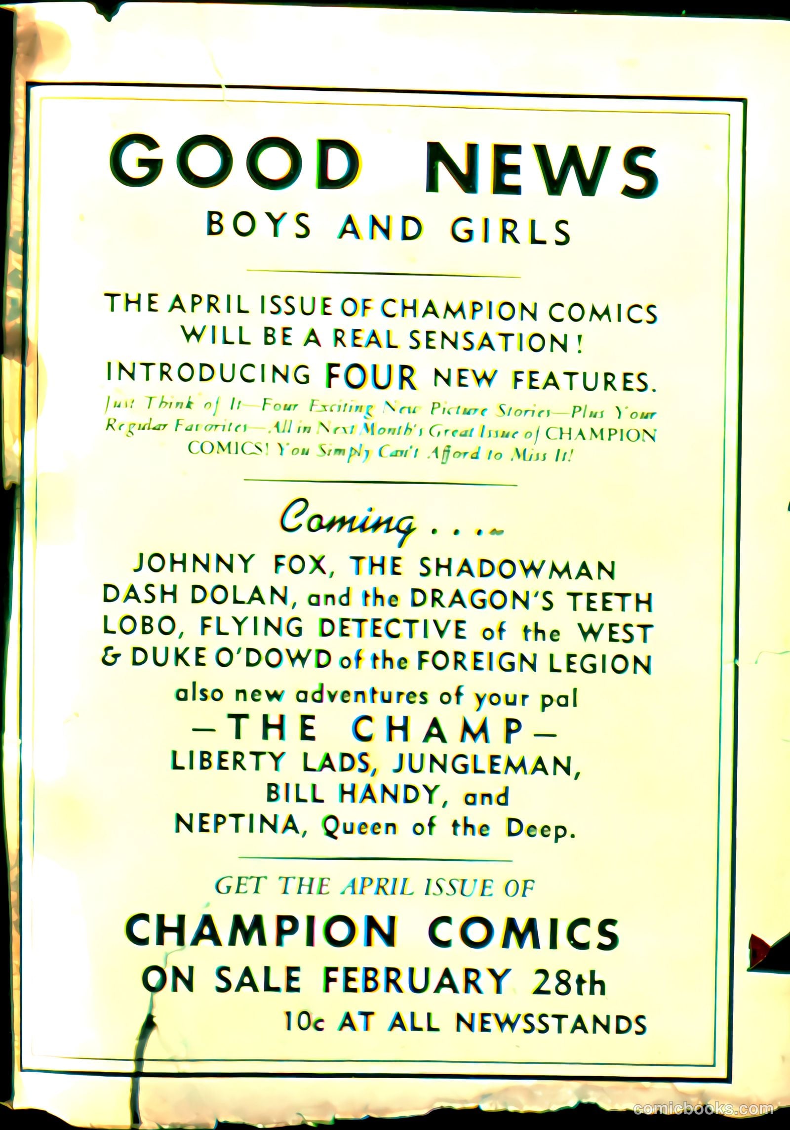 Champion Comics #5 — page 66 of 67