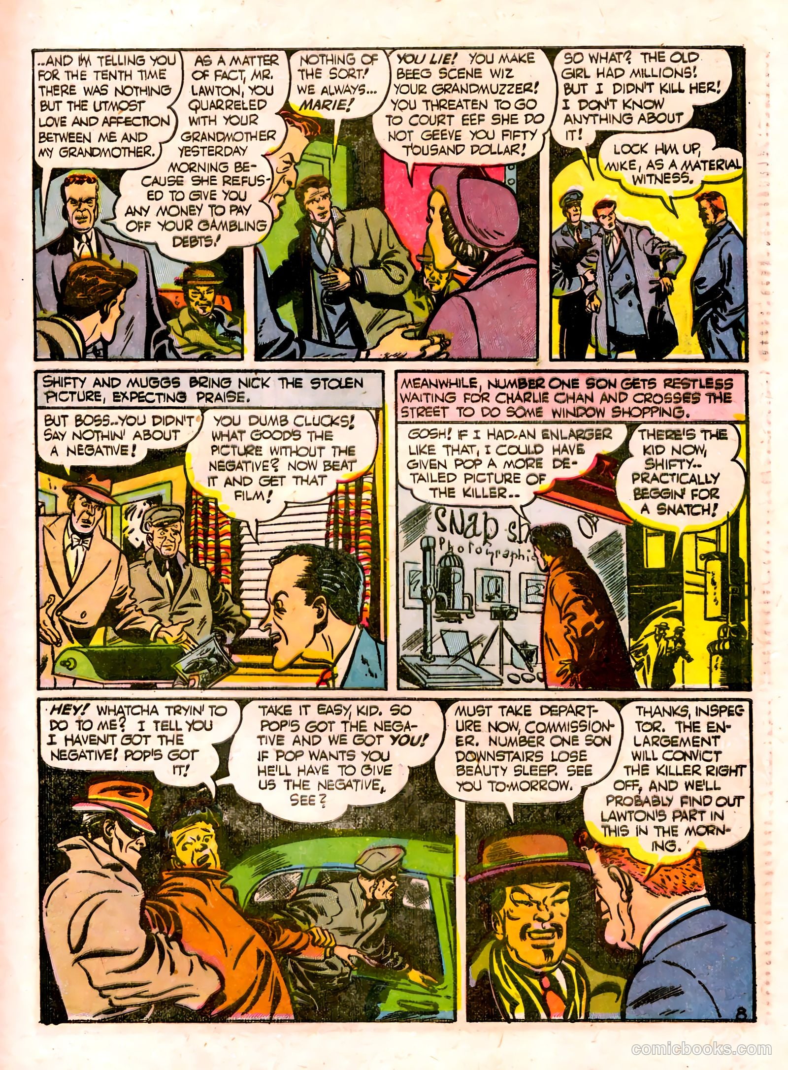 Charlie Chan #5 — page 20 of 50
