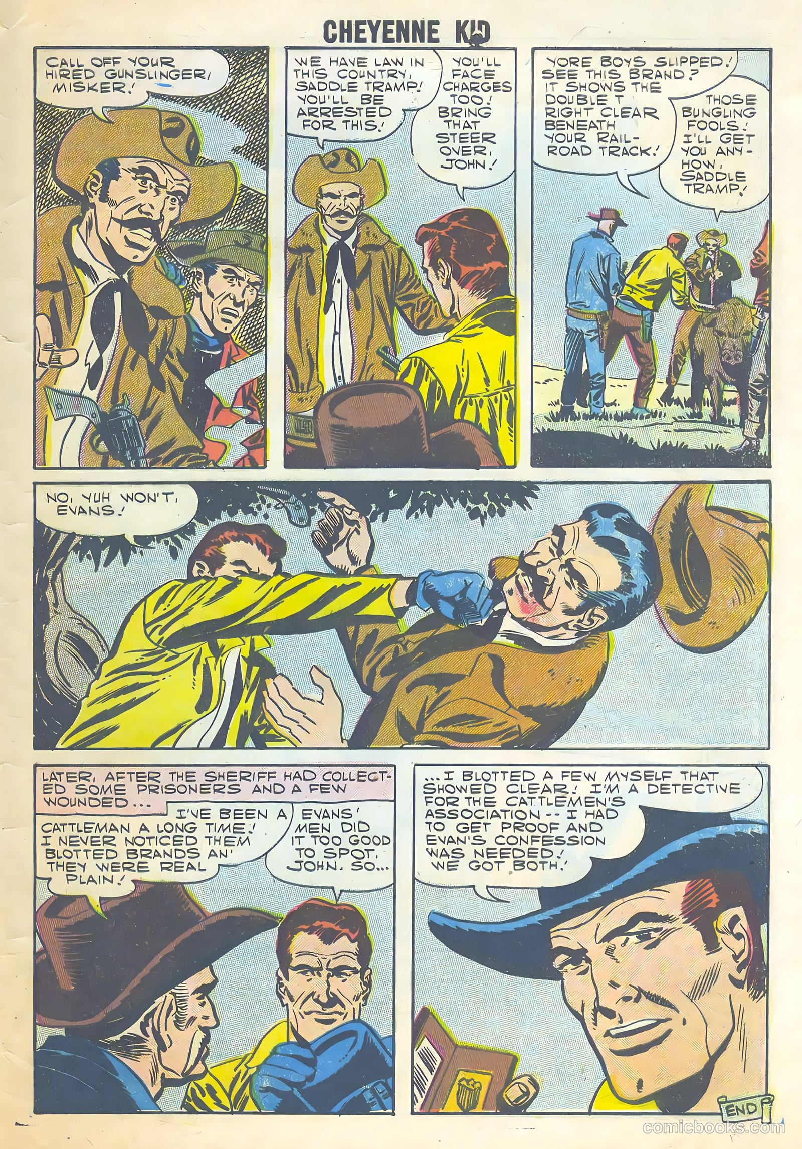 Cheyenne Kid #10 — page 33 of 36