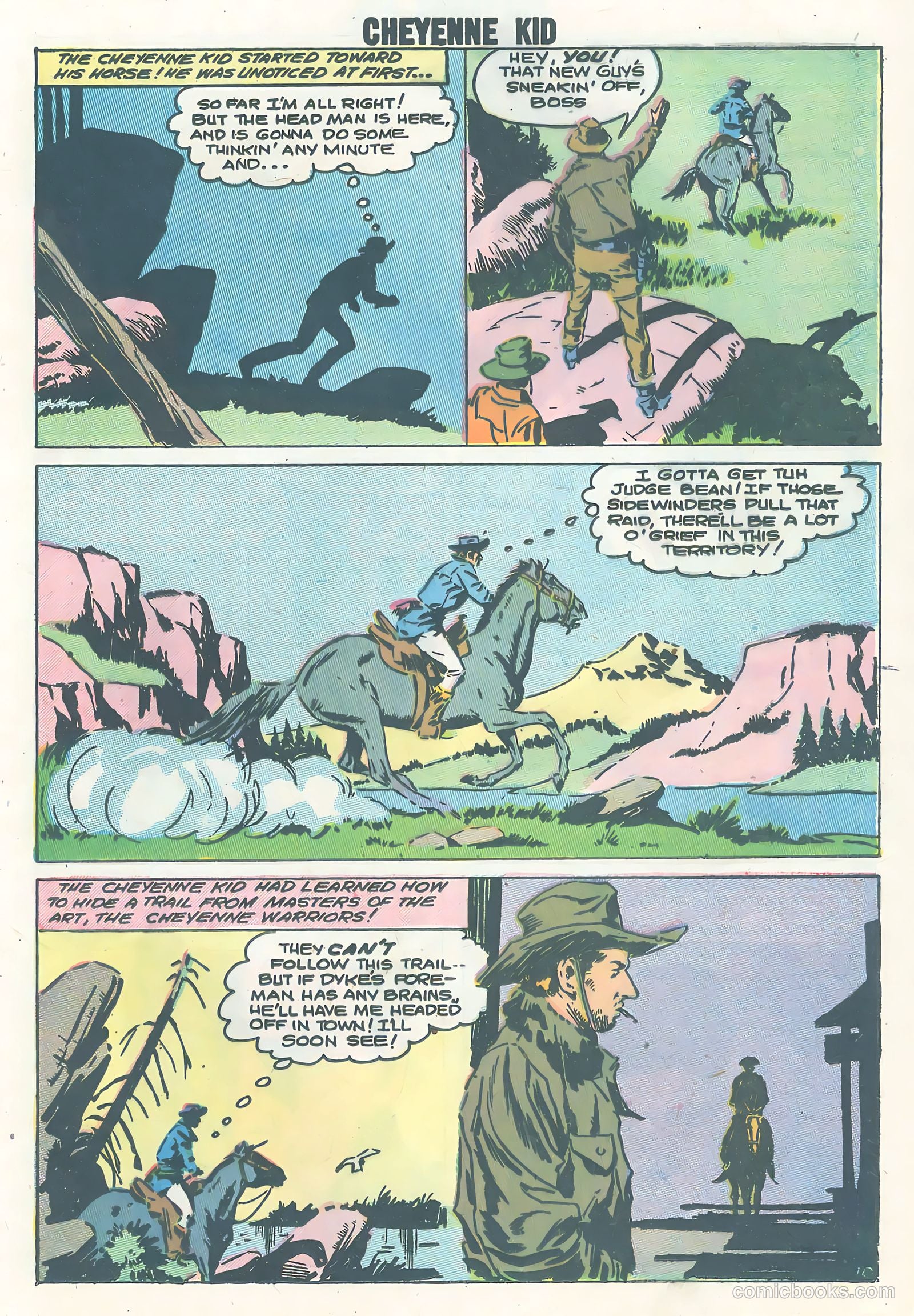 Cheyenne Kid #12 — page 21 of 36