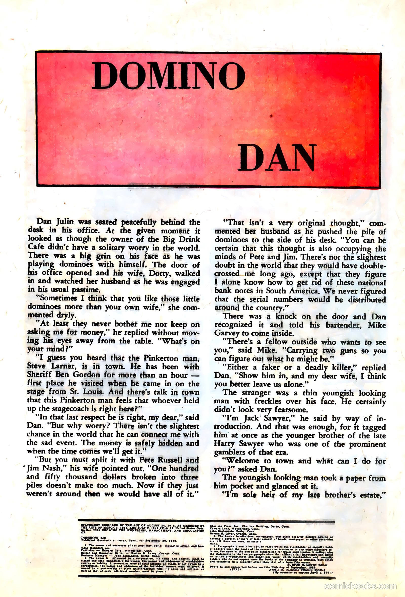 Cheyenne Kid #17 — page 20 of 36