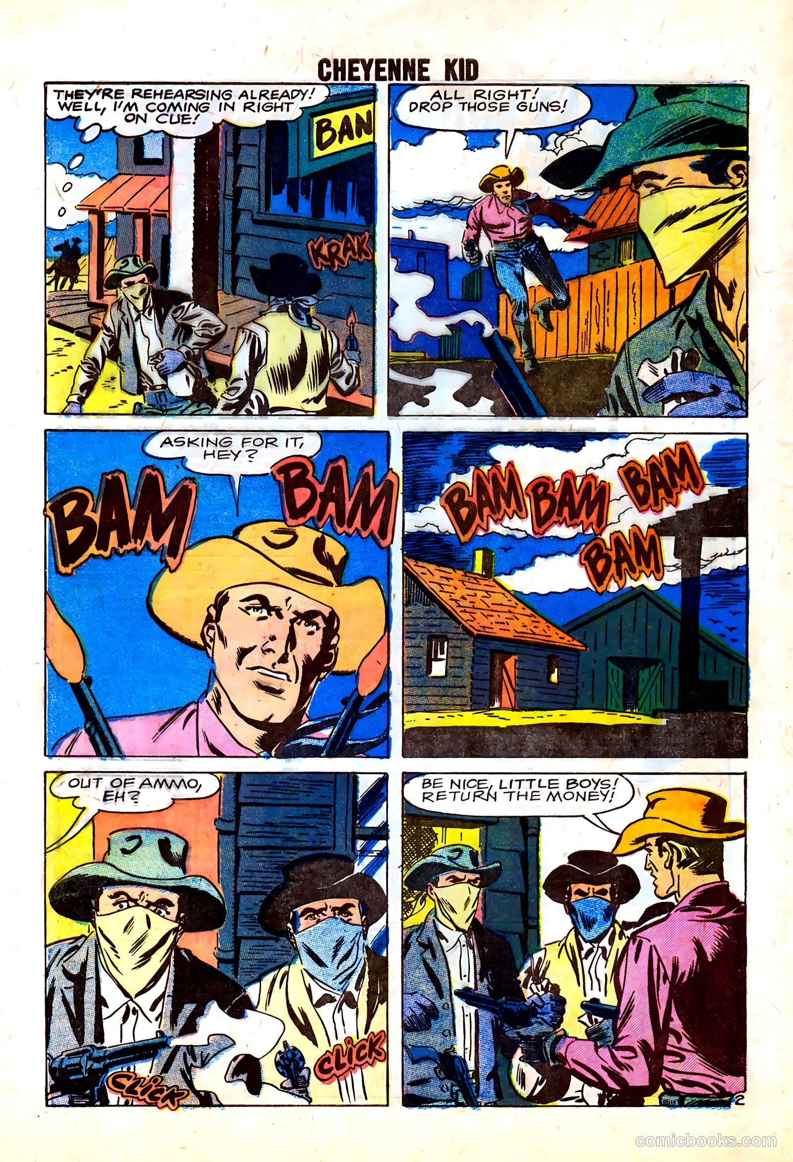 Cheyenne Kid #17 — page 32 of 36
