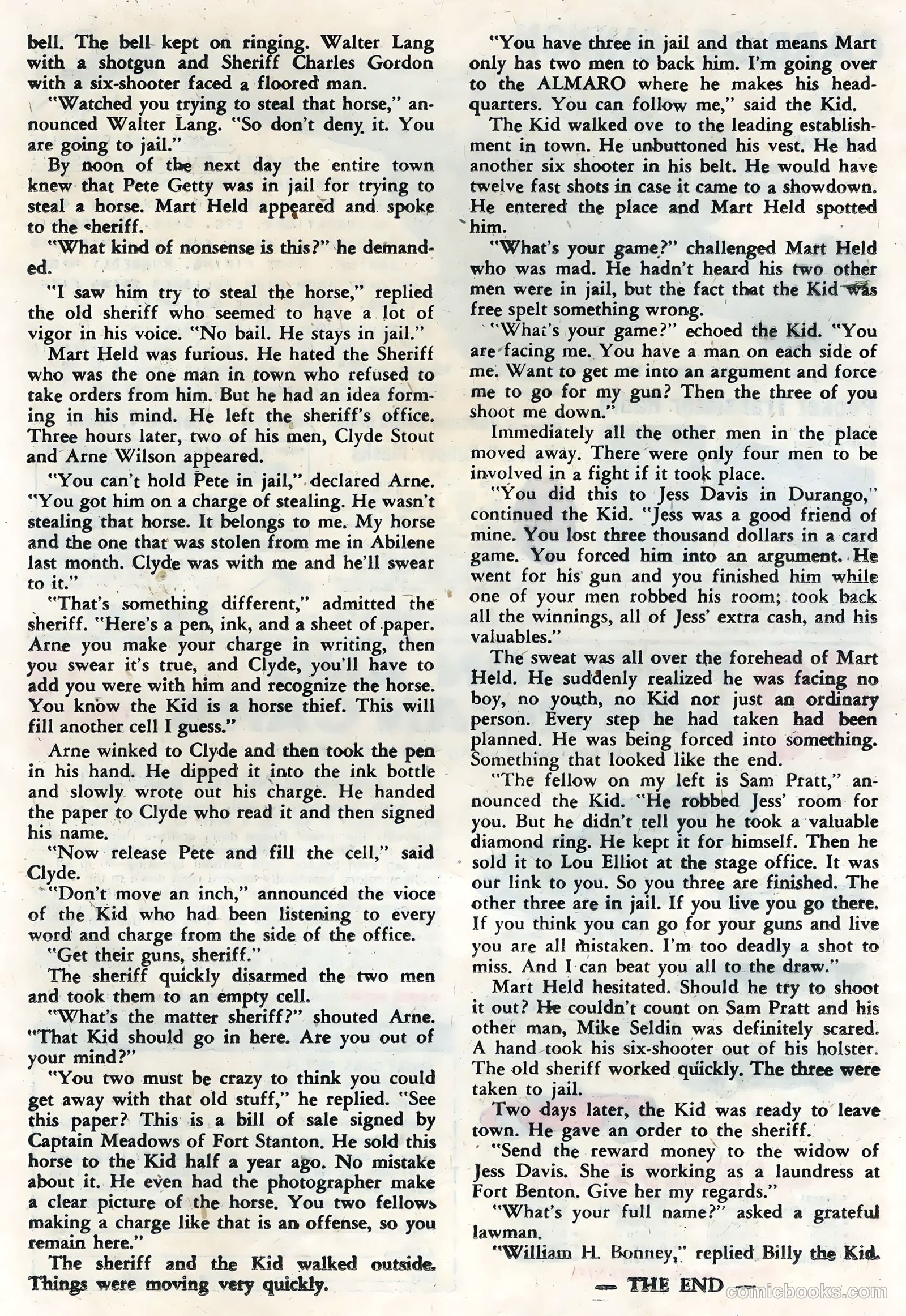 Cheyenne Kid #18 — page 21 of 36