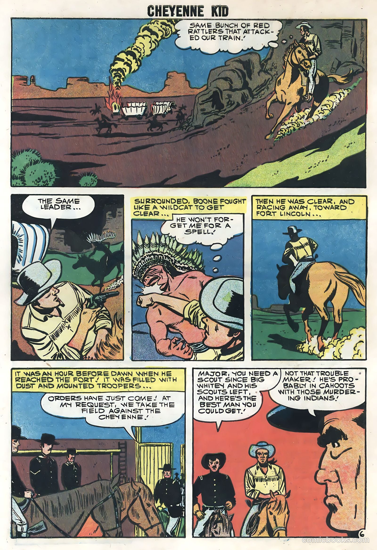 Cheyenne Kid #18 — page 32 of 36