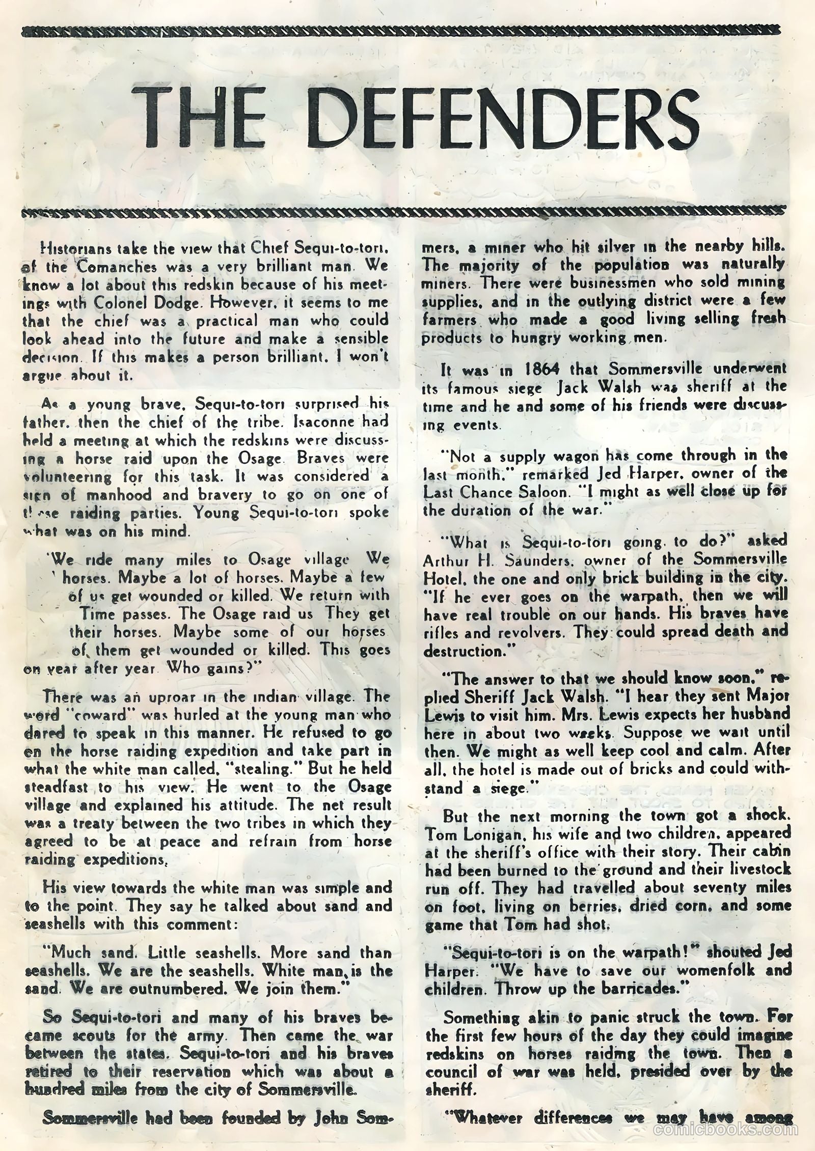 Cheyenne Kid #19 — page 20 of 36