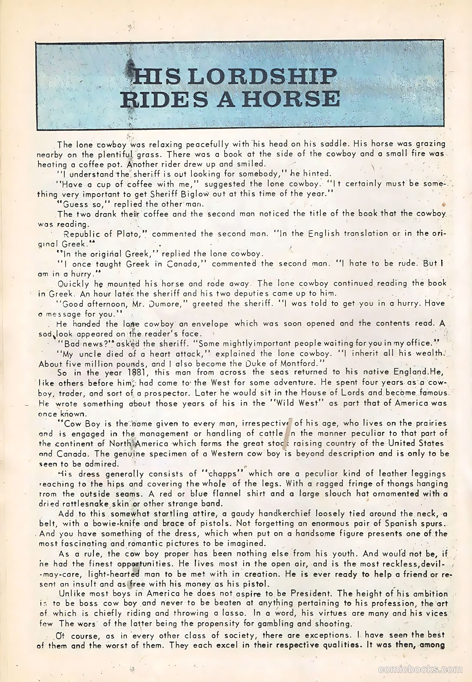 Cheyenne Kid #23 — page 20 of 36
