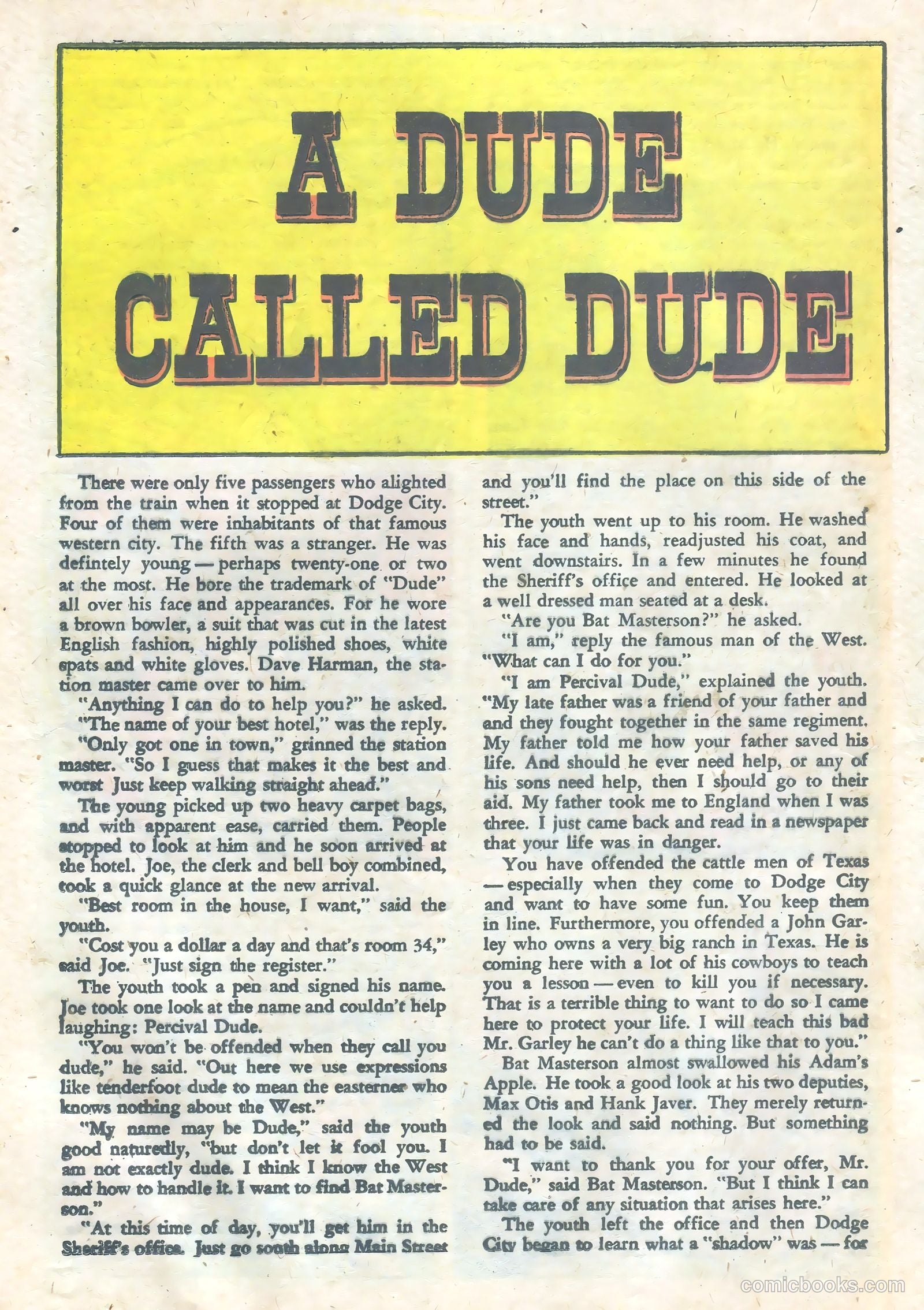 Cheyenne Kid #25 — page 20 of 36