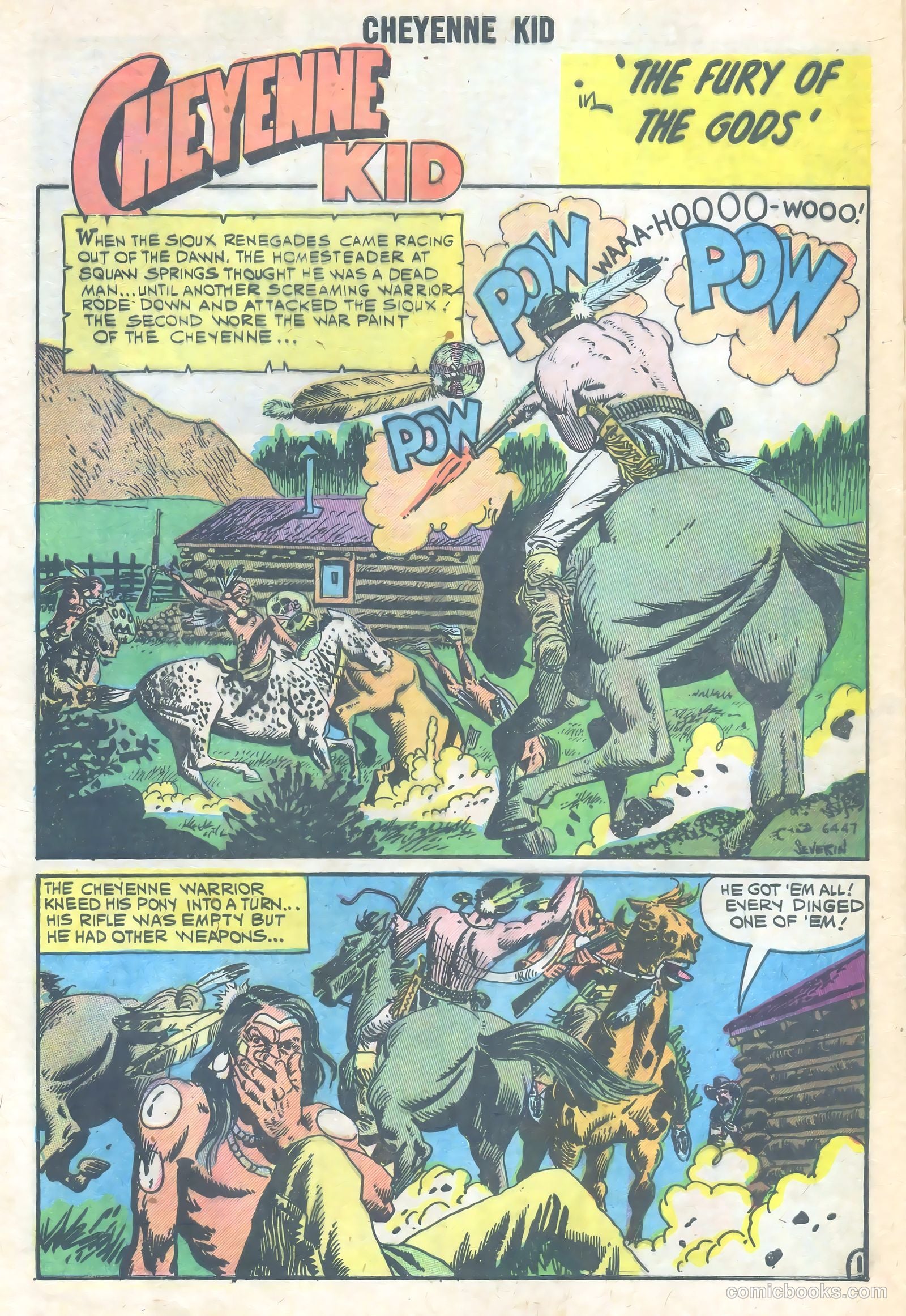 Cheyenne Kid #25 — page 28 of 36