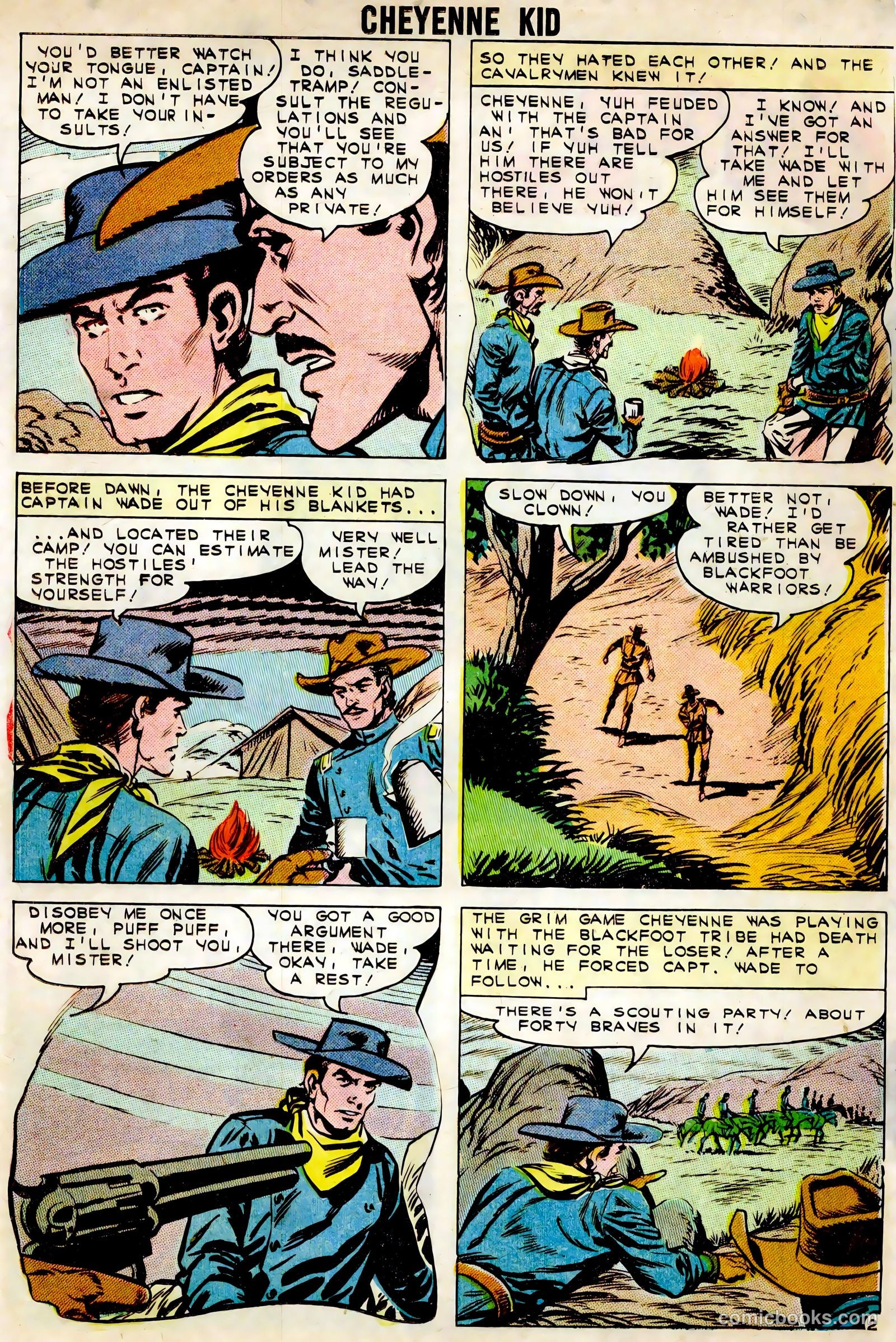 Cheyenne Kid #30 — page 20 of 36