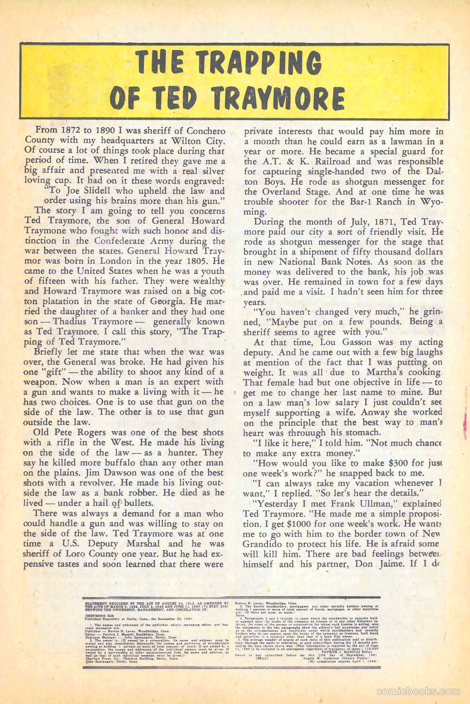 Cheyenne Kid #34 — page 23 of 36
