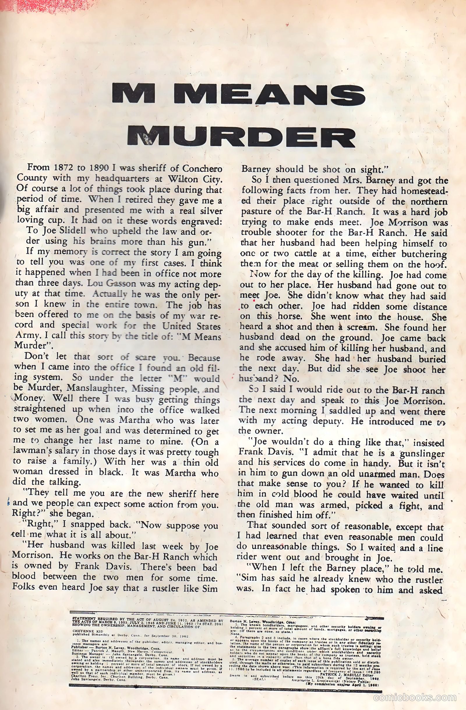 Cheyenne Kid #39 — page 25 of 36