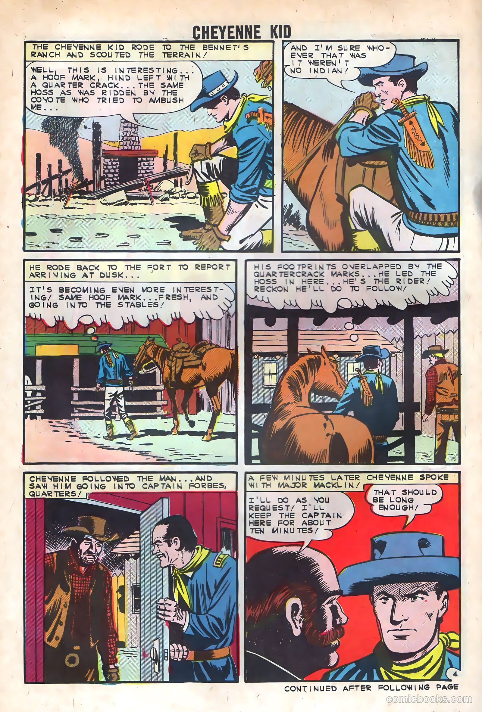 Cheyenne Kid #39 — page 30 of 36