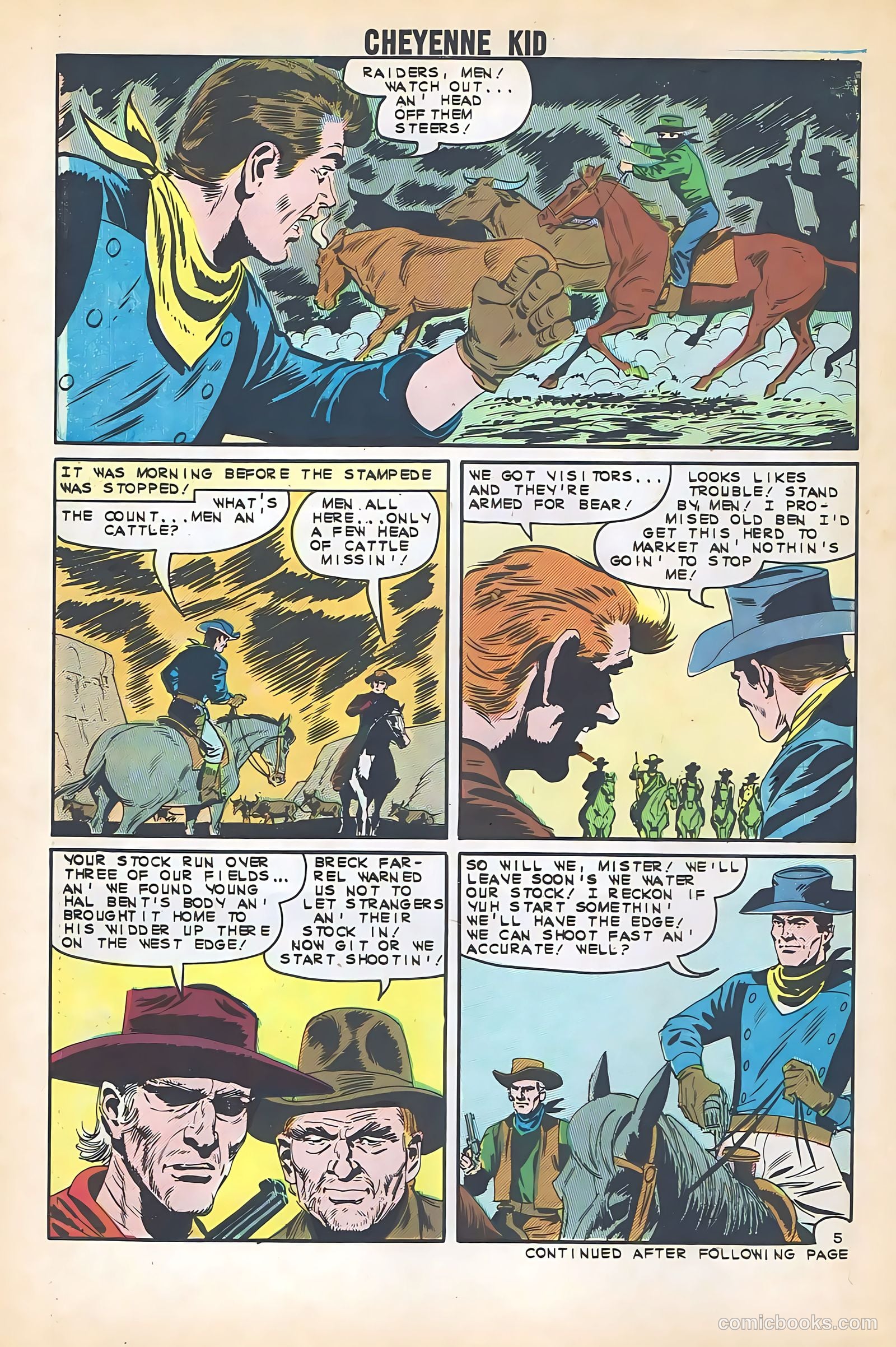 Cheyenne Kid #41 — page 30 of 36