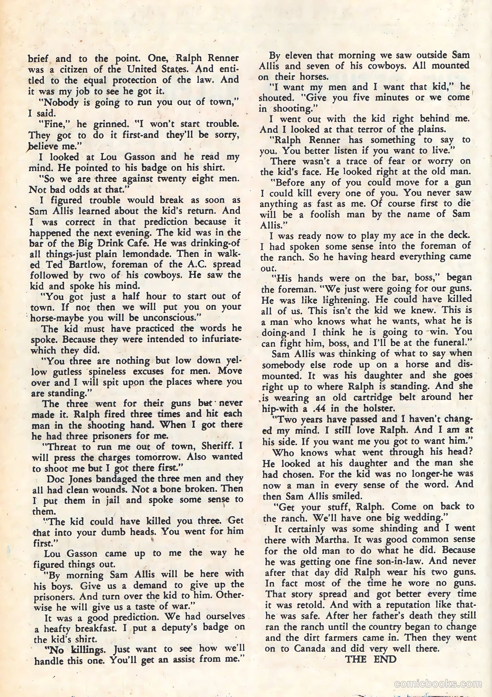Cheyenne Kid #42 — page 20 of 36