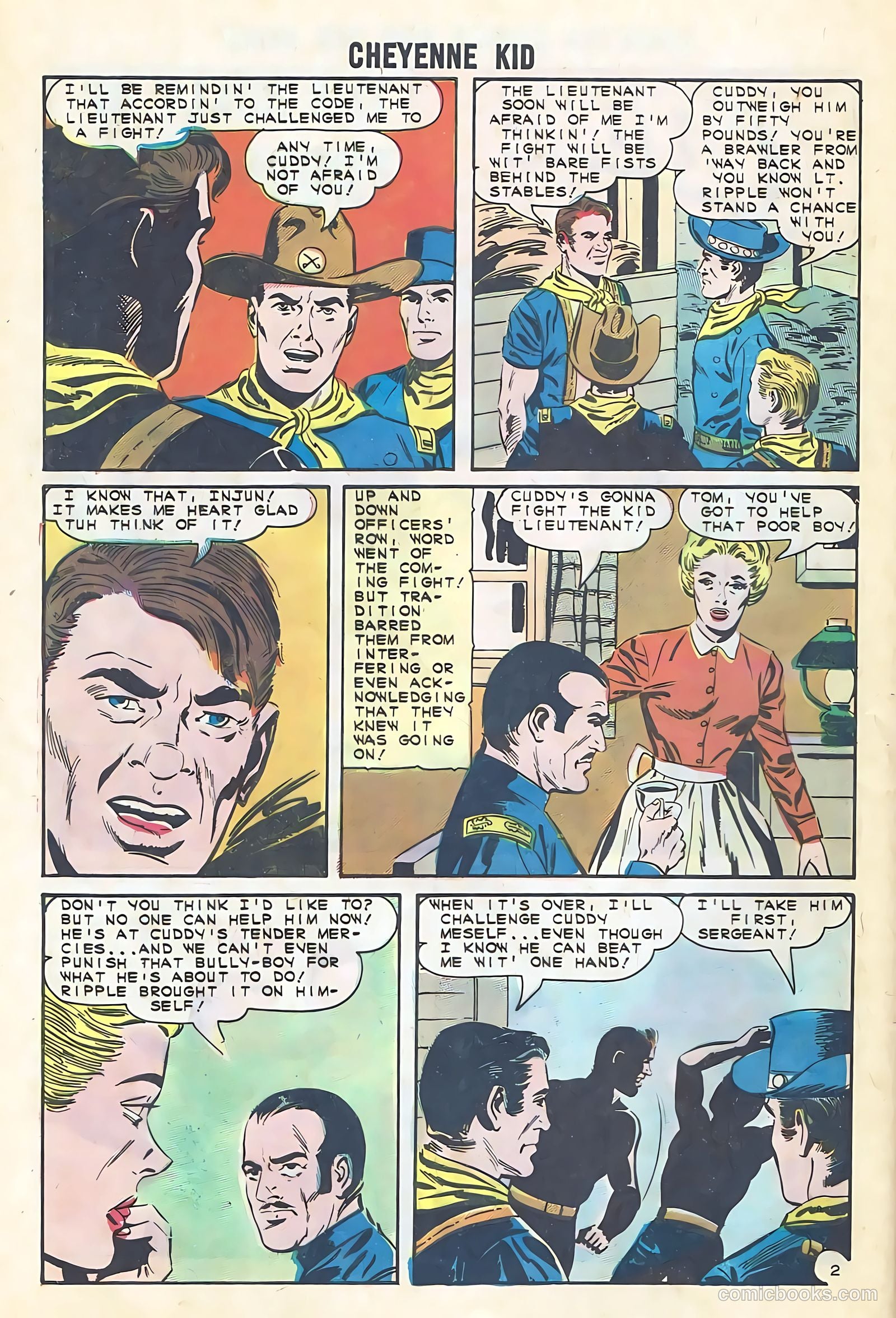 Cheyenne Kid #47 — page 28 of 36