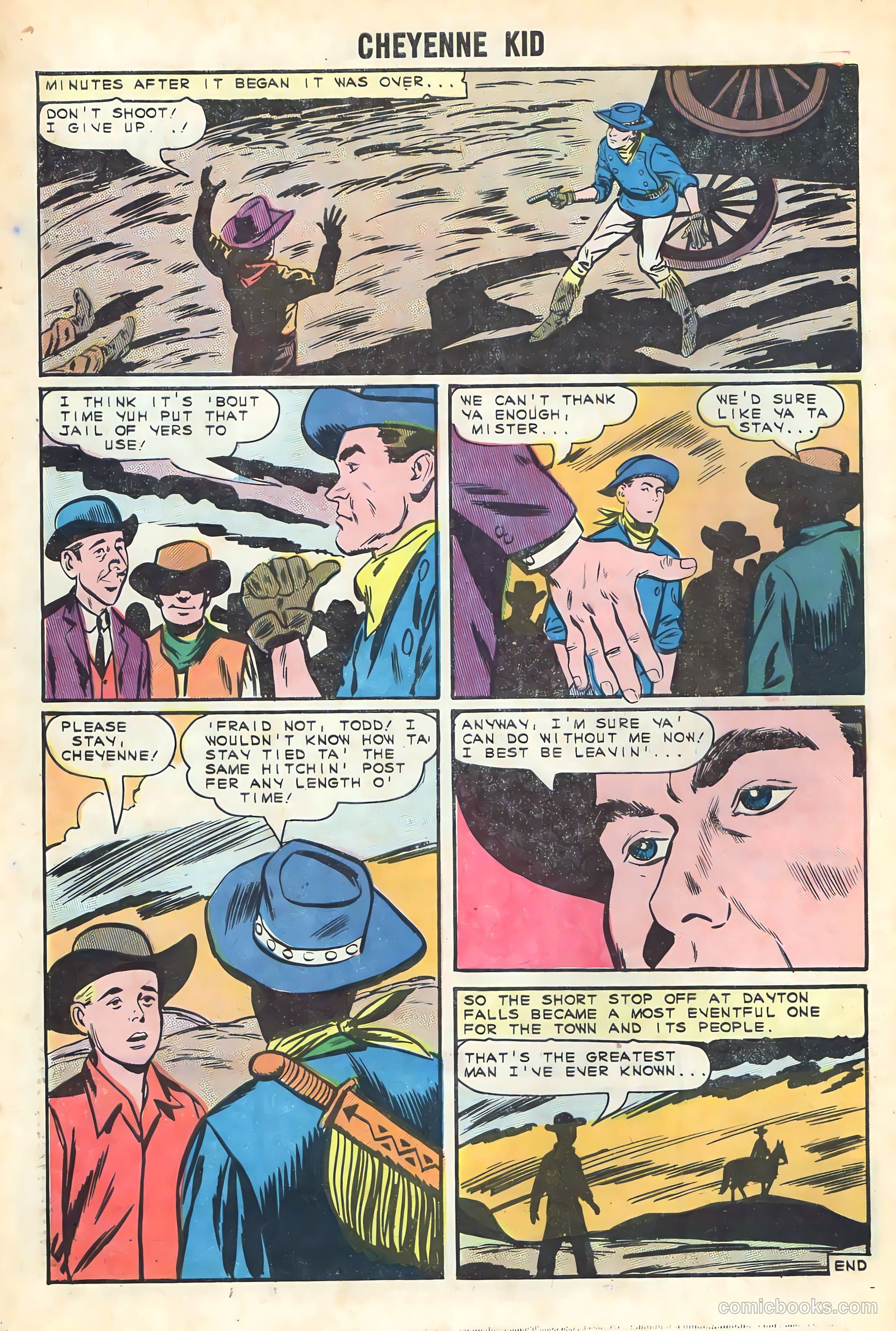 Cheyenne Kid #50 — page 32 of 36
