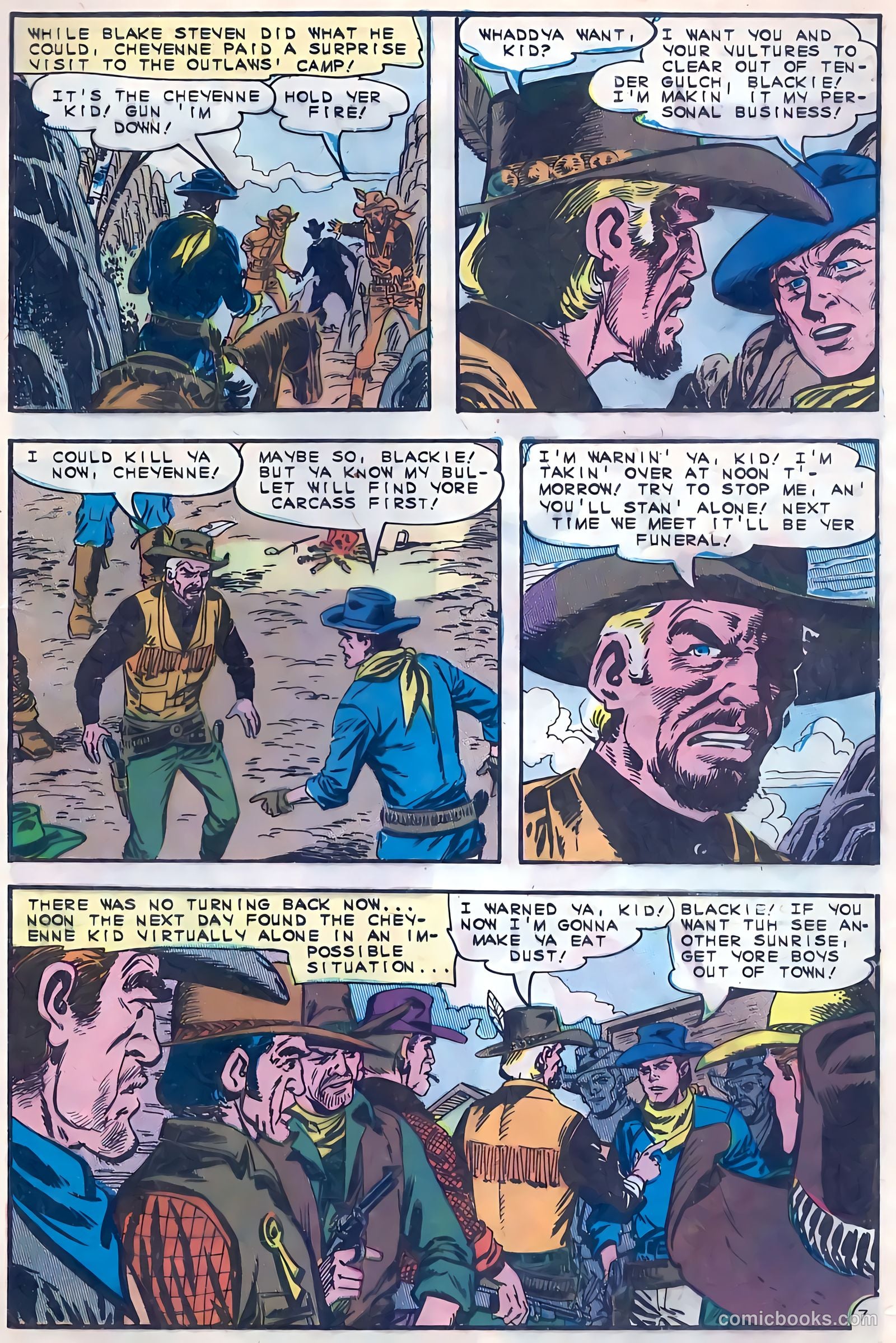 Cheyenne Kid #52 — page 21 of 36