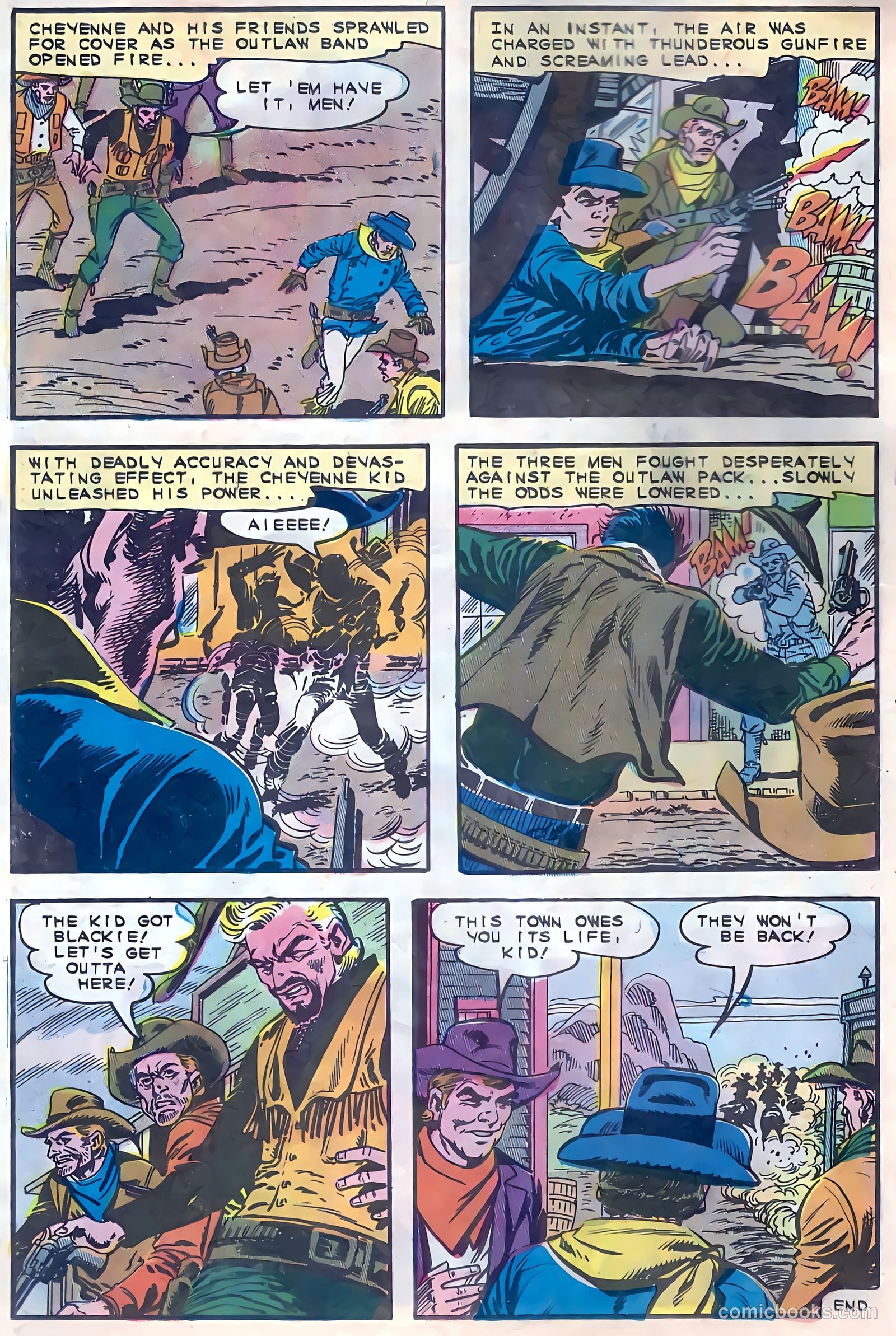 Cheyenne Kid #52 — page 22 of 36