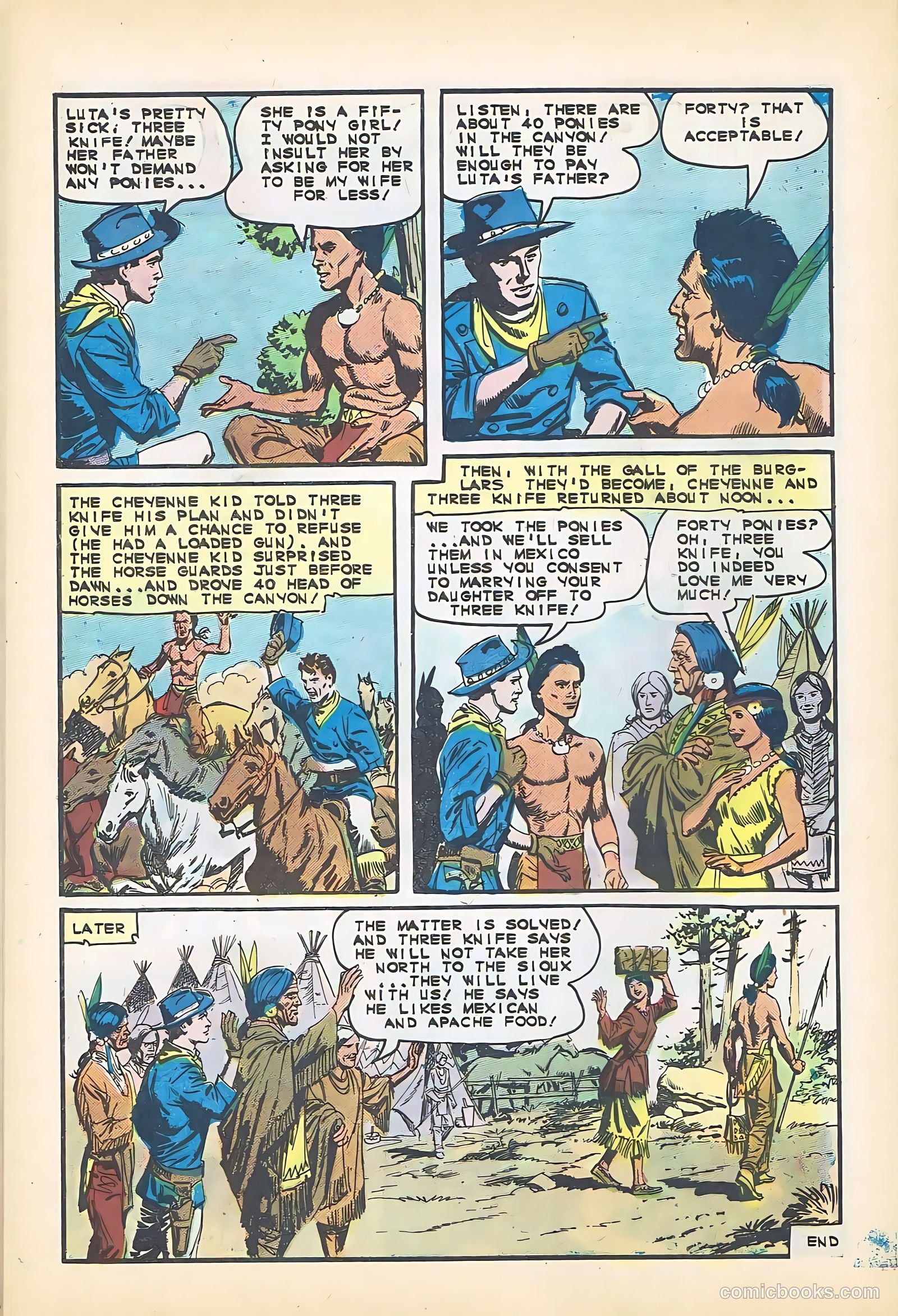 Cheyenne Kid #54 — page 32 of 36