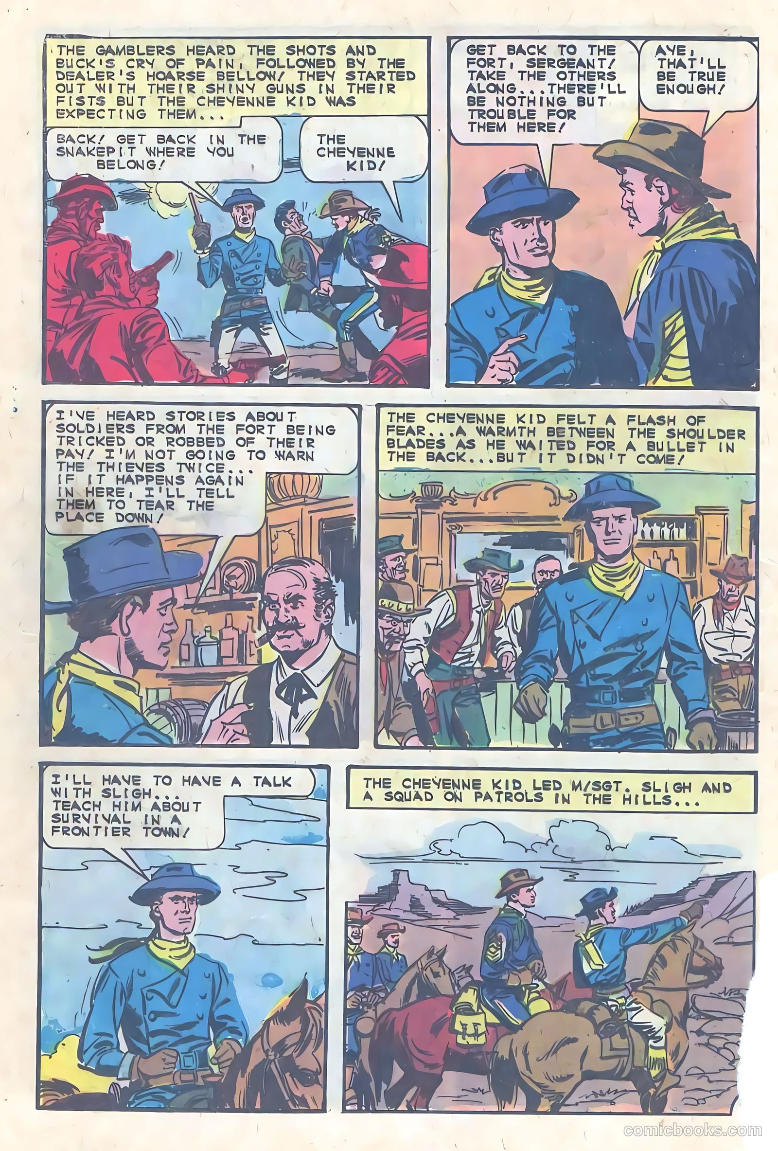 Cheyenne Kid #55 — page 20 of 36