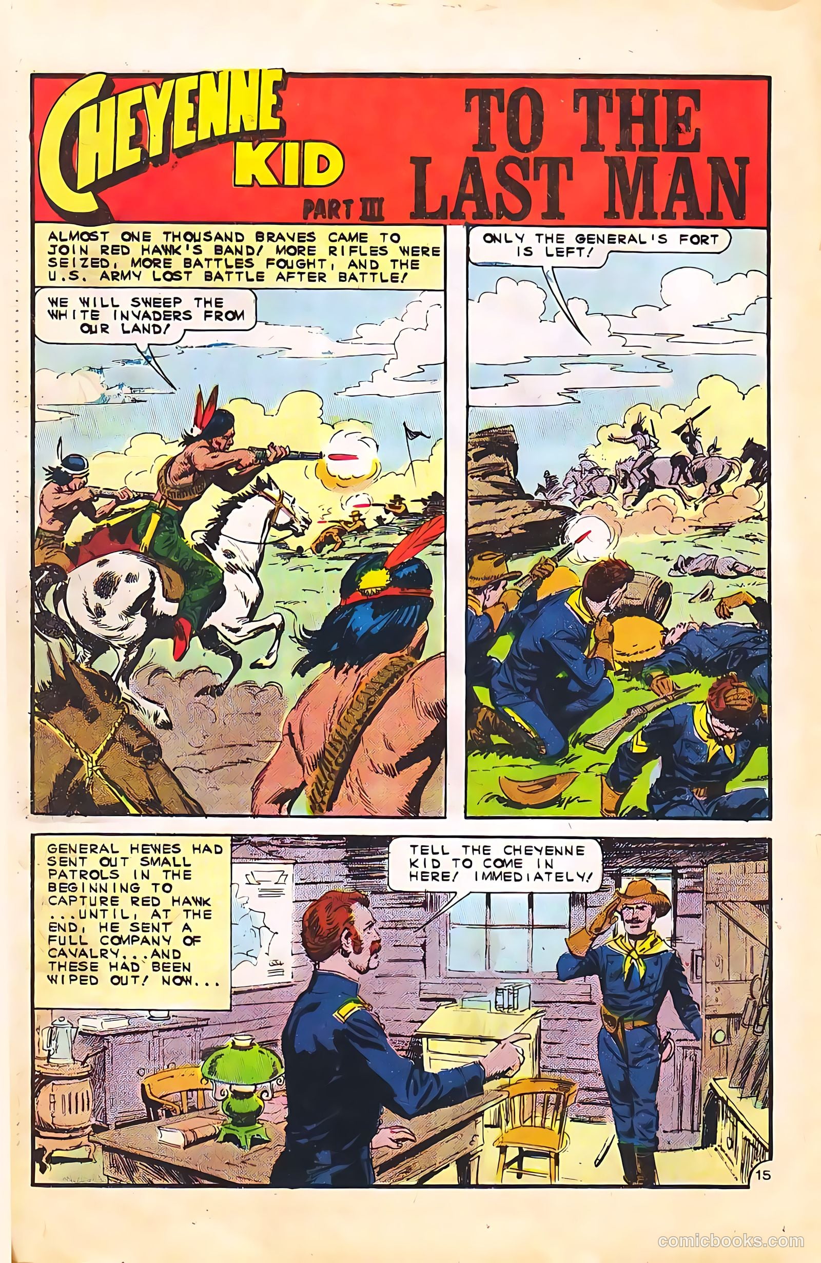 Cheyenne Kid #58 — page 20 of 36