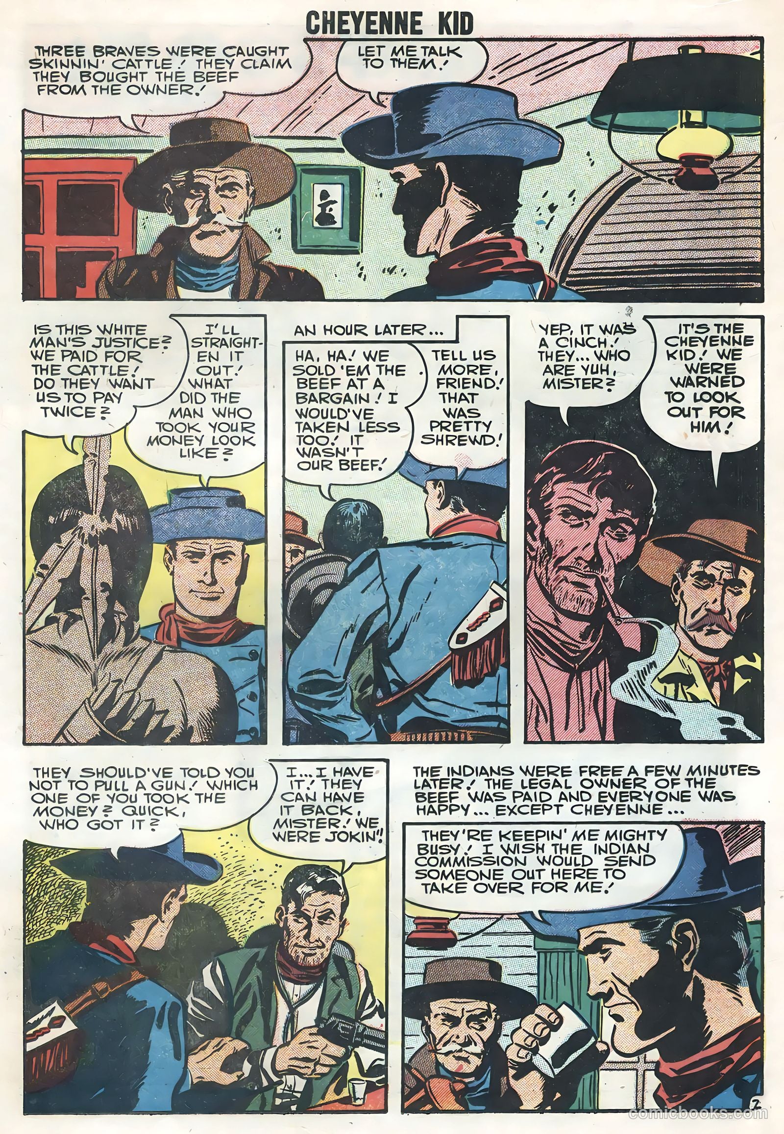 Cheyenne Kid #8 — page 21 of 36