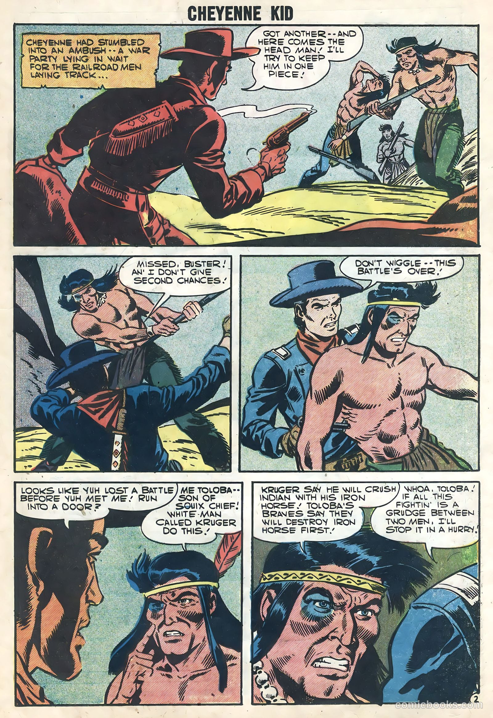 Cheyenne Kid #9 — page 21 of 36