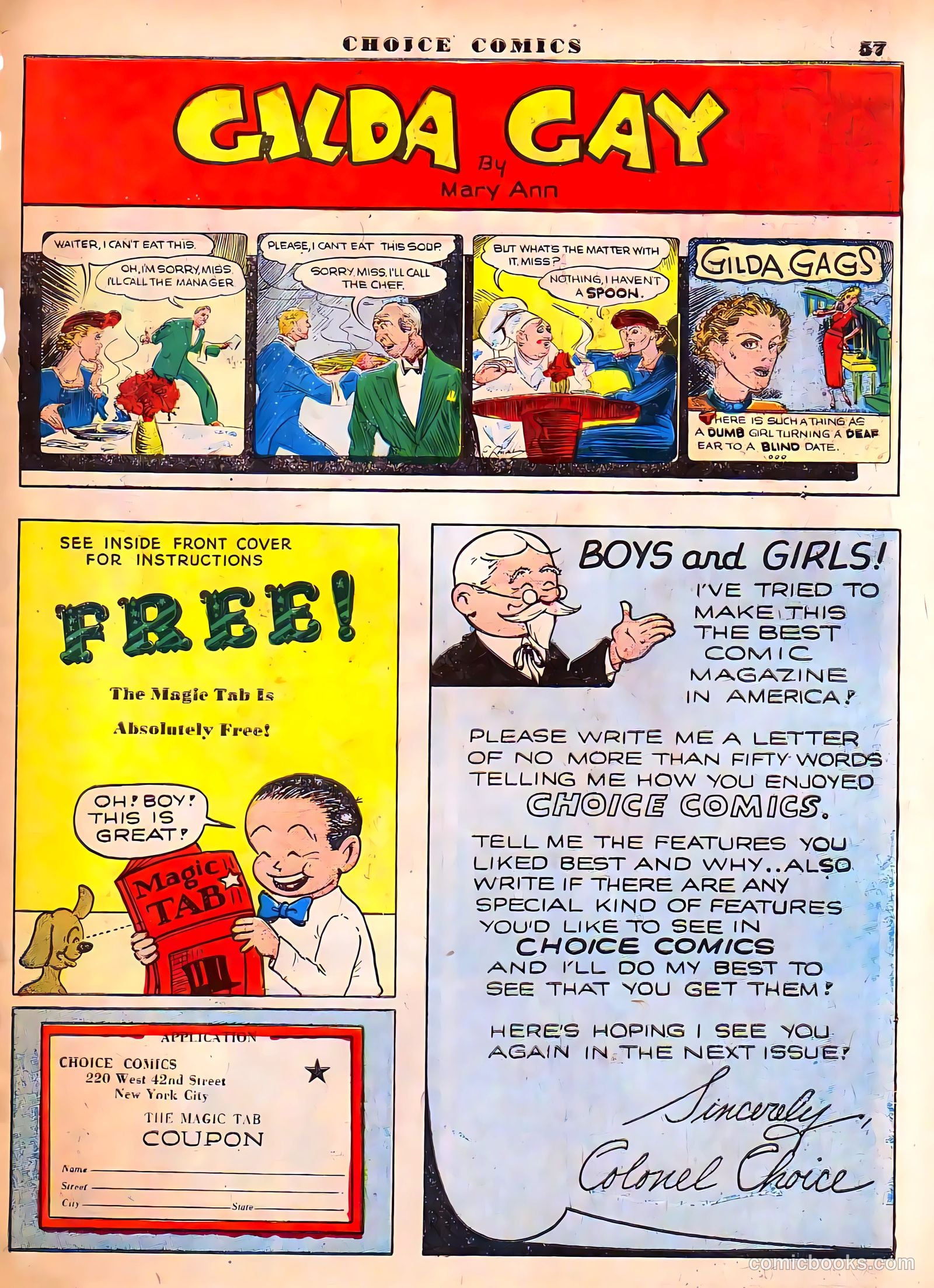 Choice Comics #1 — page 59 of 69