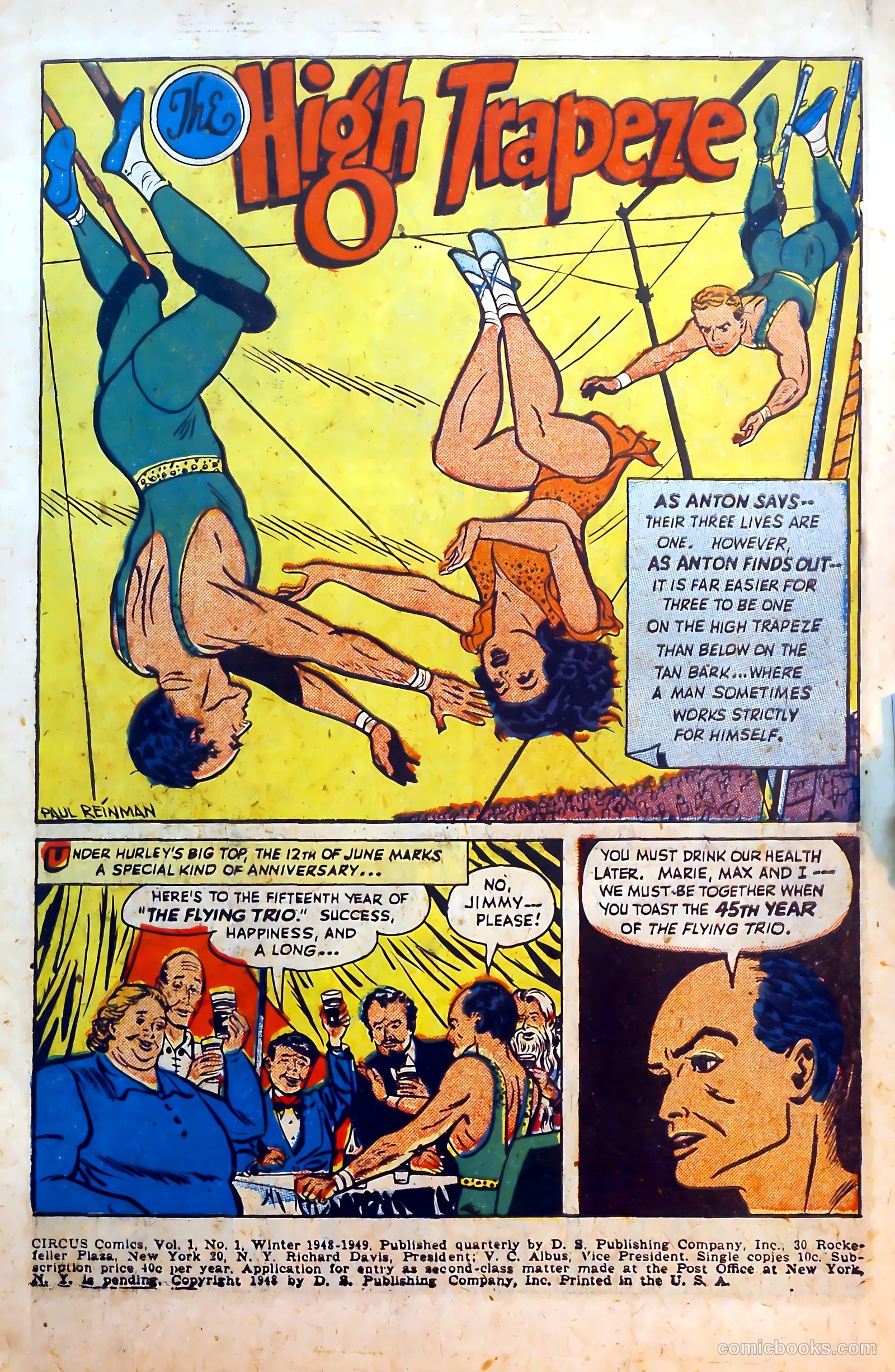 Circus Comics #1 — page 3 of 36