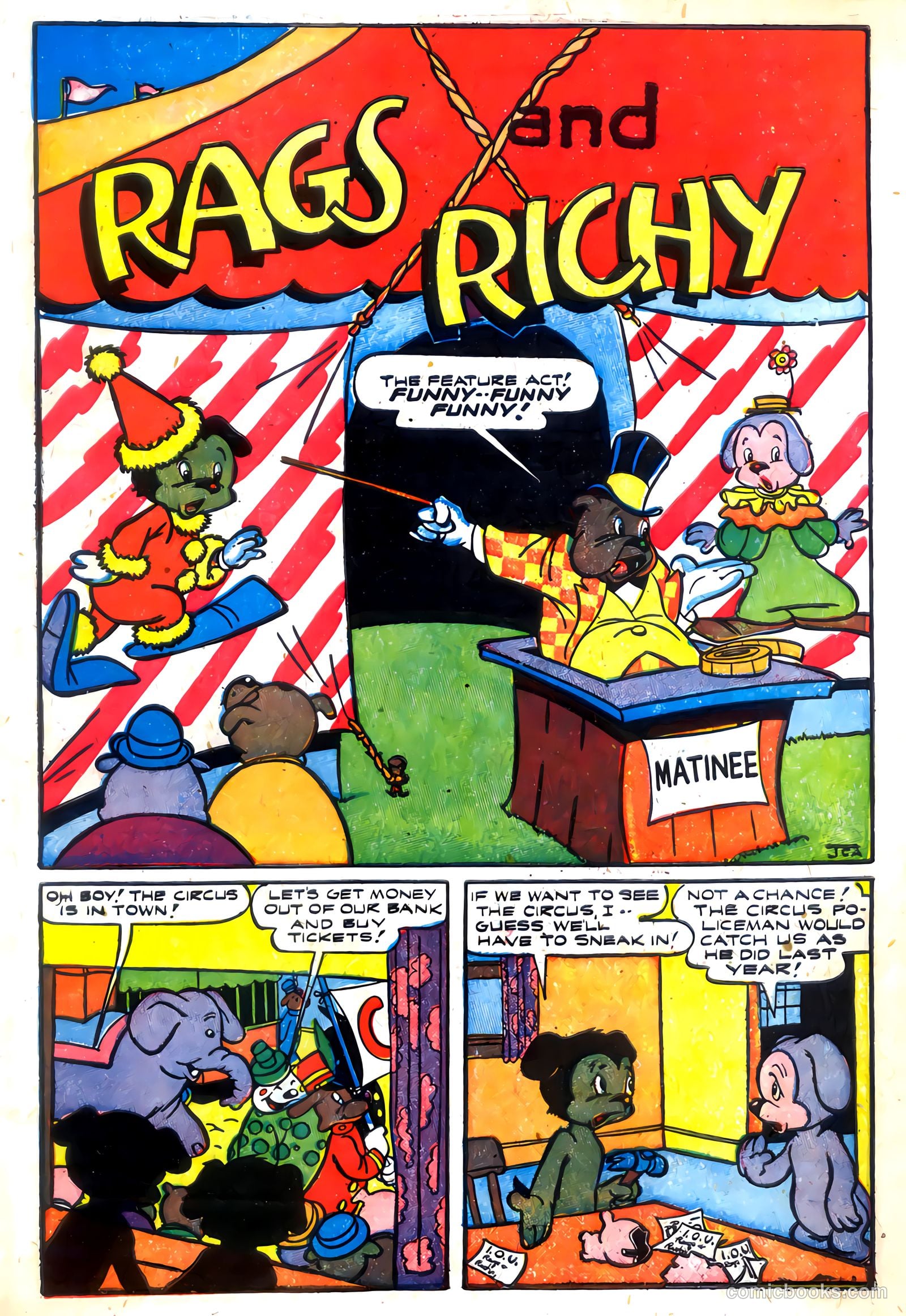 Circus Comics #1 — page 3 of 36