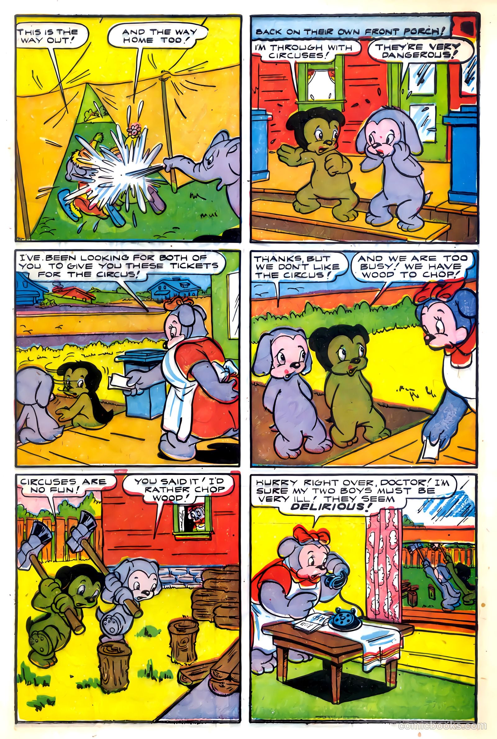 Circus Comics #1 — page 9 of 36