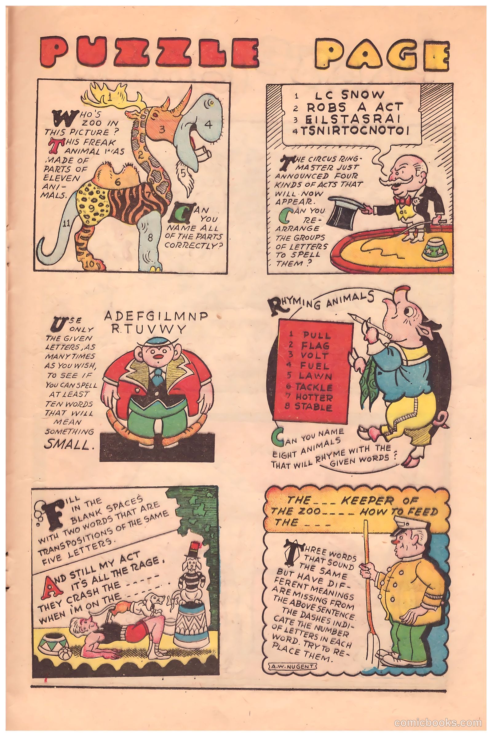 Circus of Fun Comics #1 — page 21 of 36