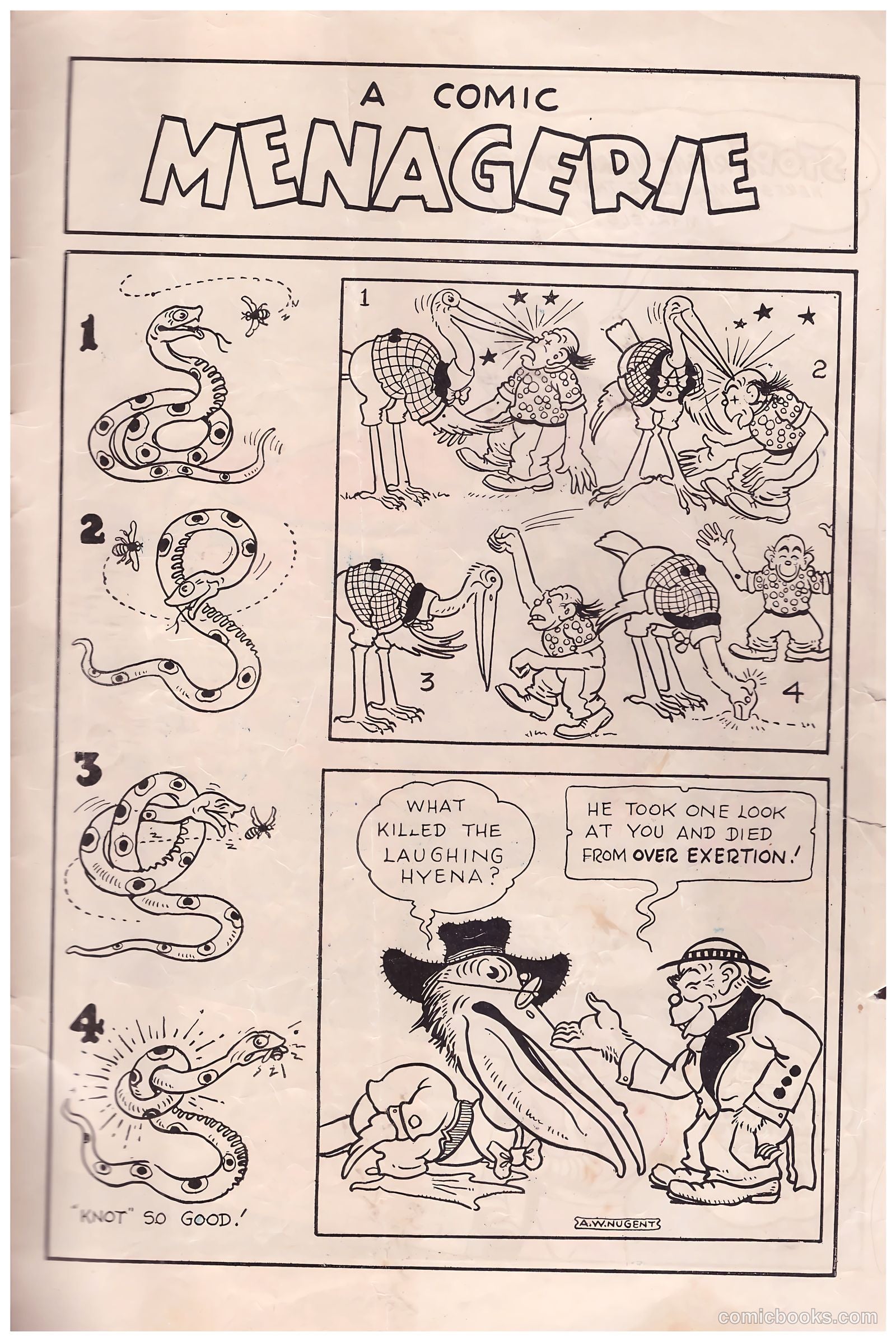 Circus of Fun Comics #1 — page 35 of 36