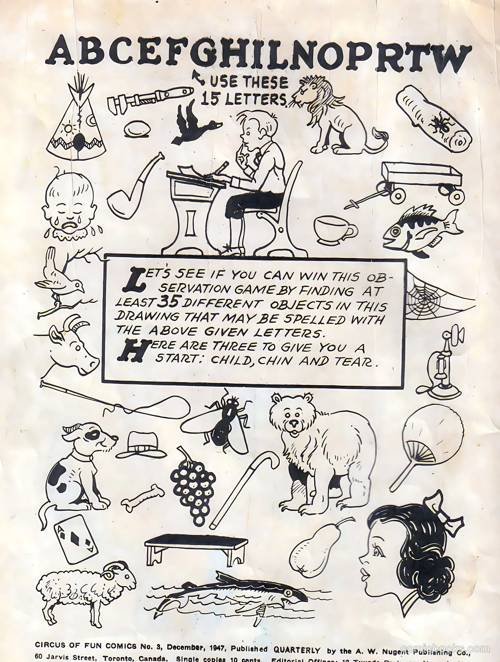Circus of Fun Comics #3 — page 2 of 36