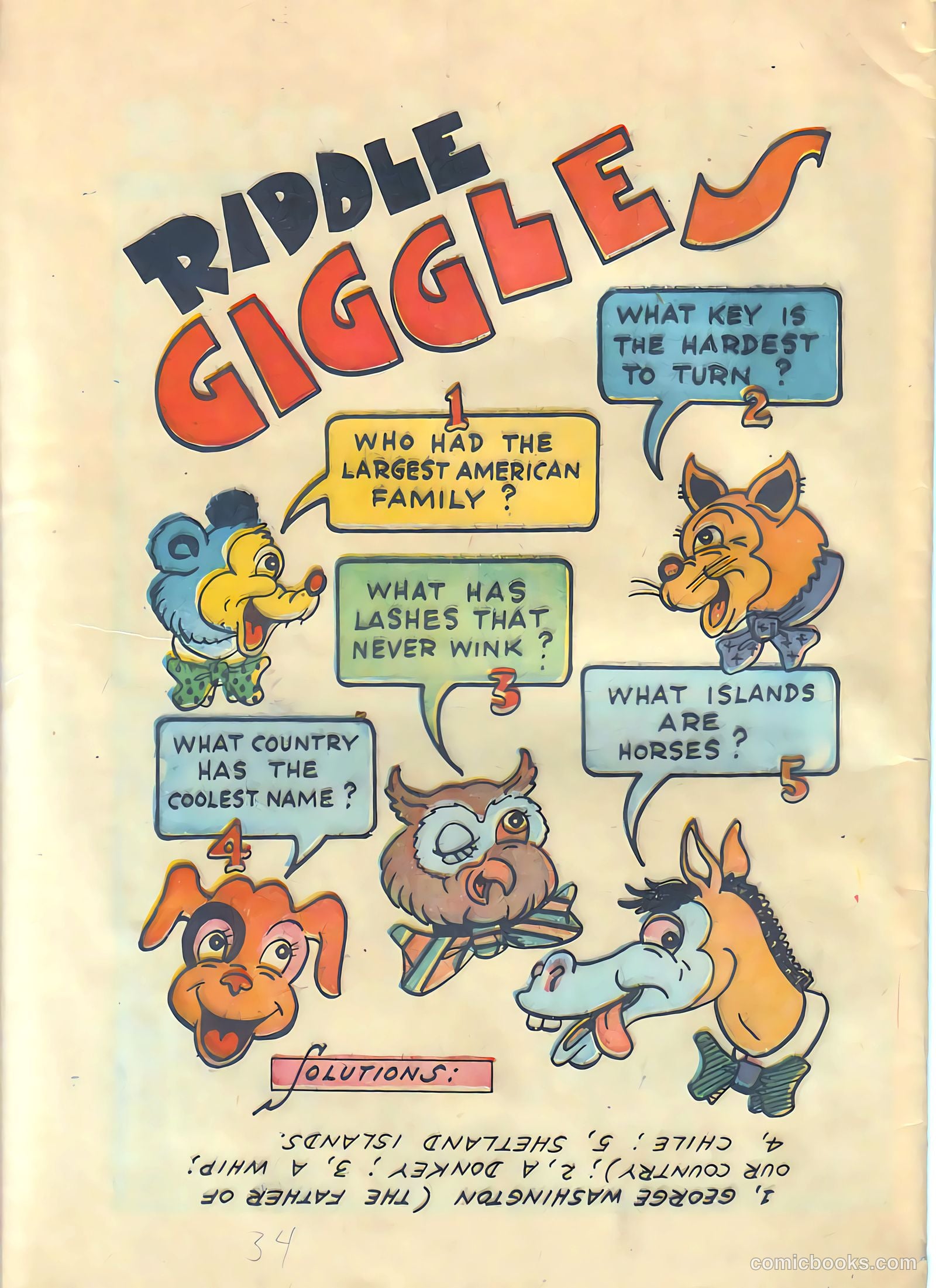 Circus of Fun Comics #3 — page 34 of 36