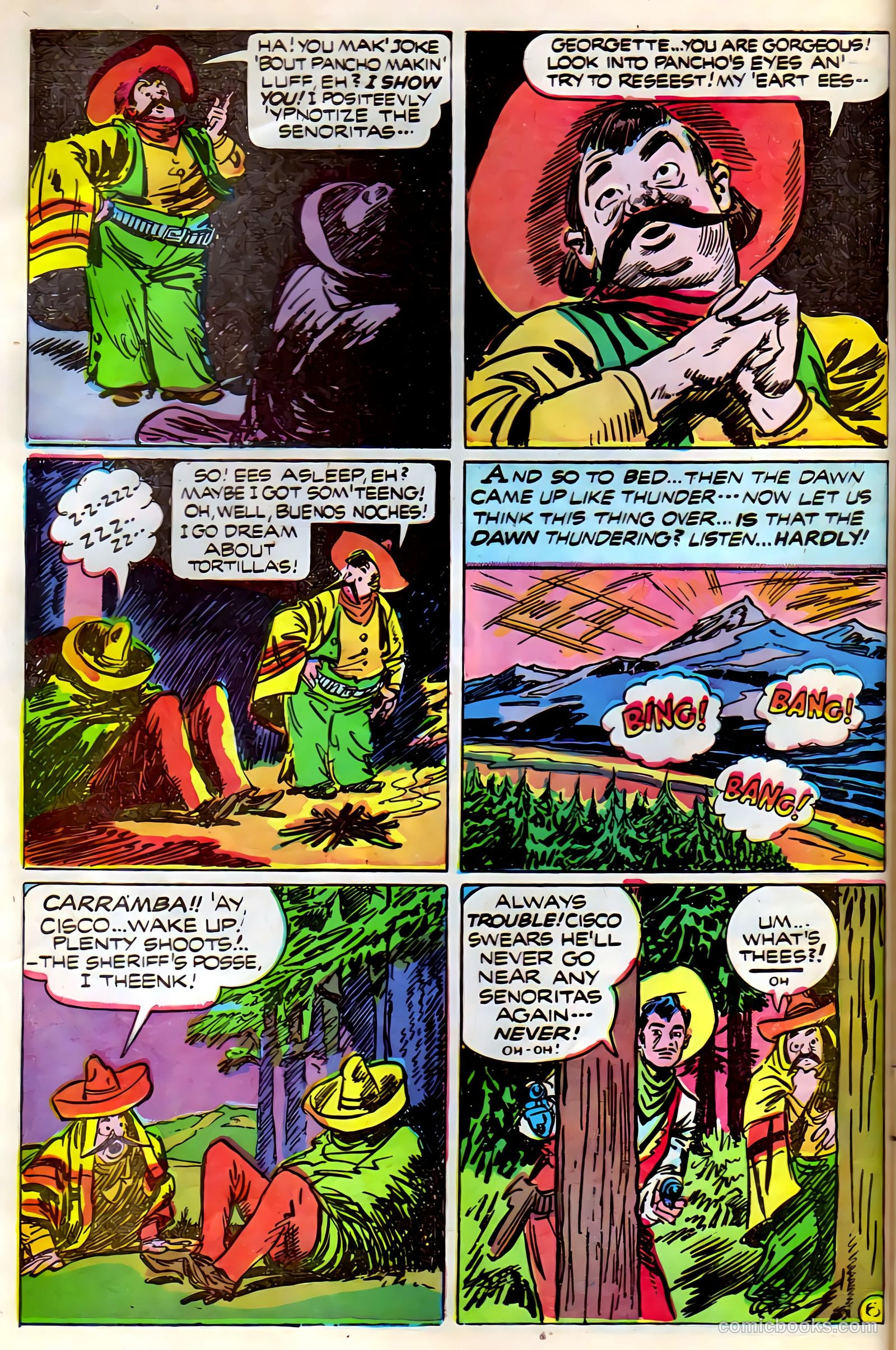Cisco Kid Comics #1 — page 8 of 36