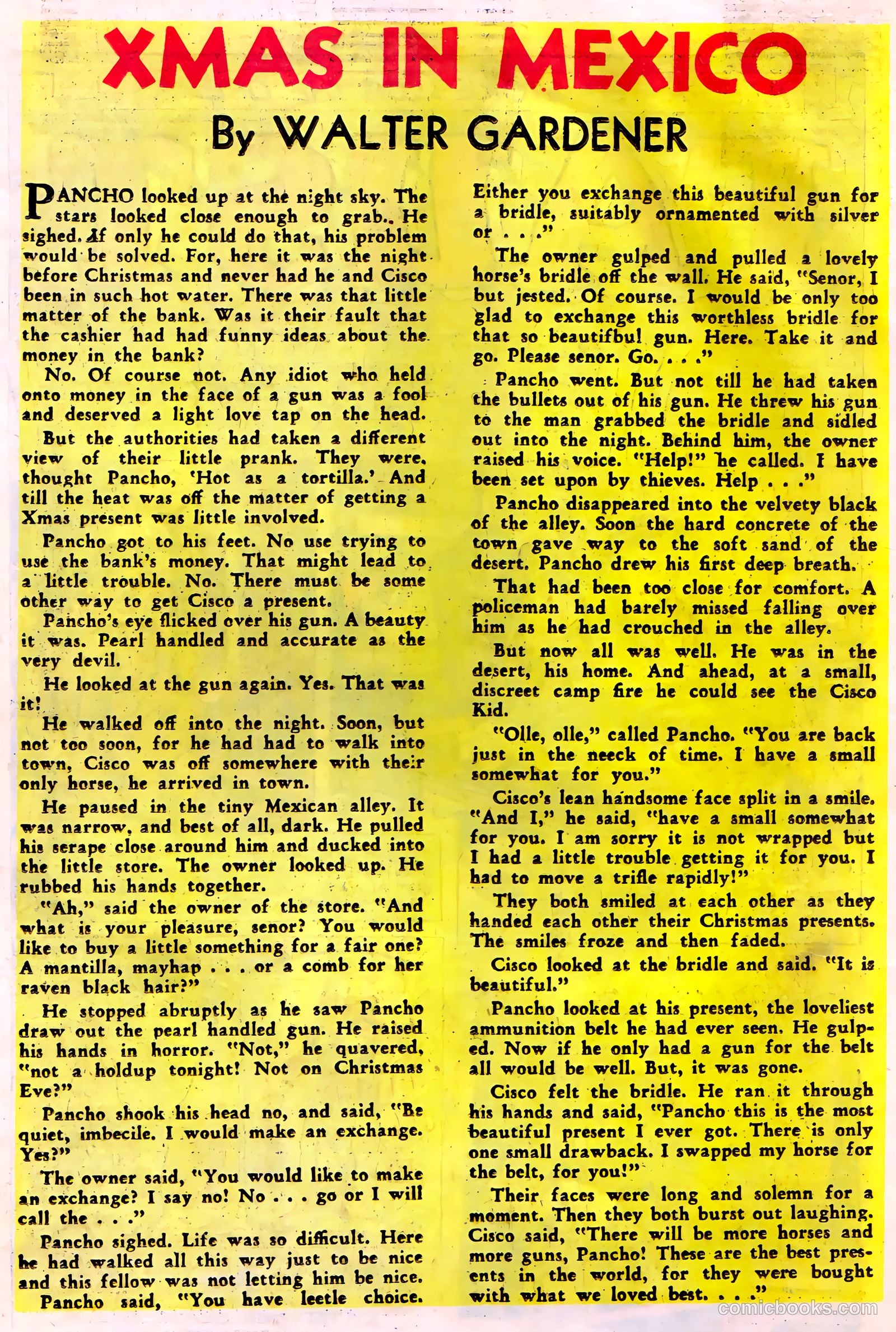 Cisco Kid Comics #1 — page 19 of 36
